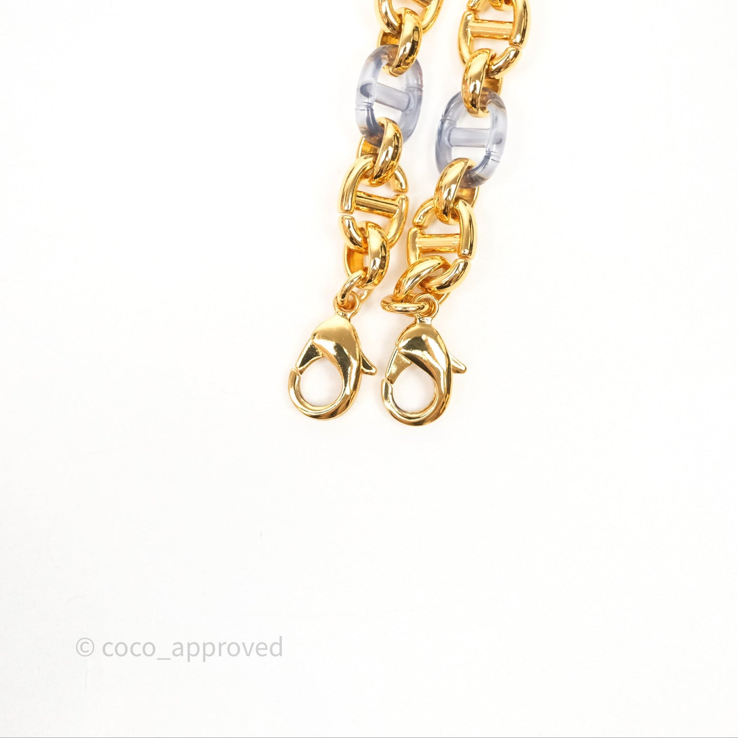 Christian Dior Dior Caro Pouch with Chain Blue Macrocannage Denim