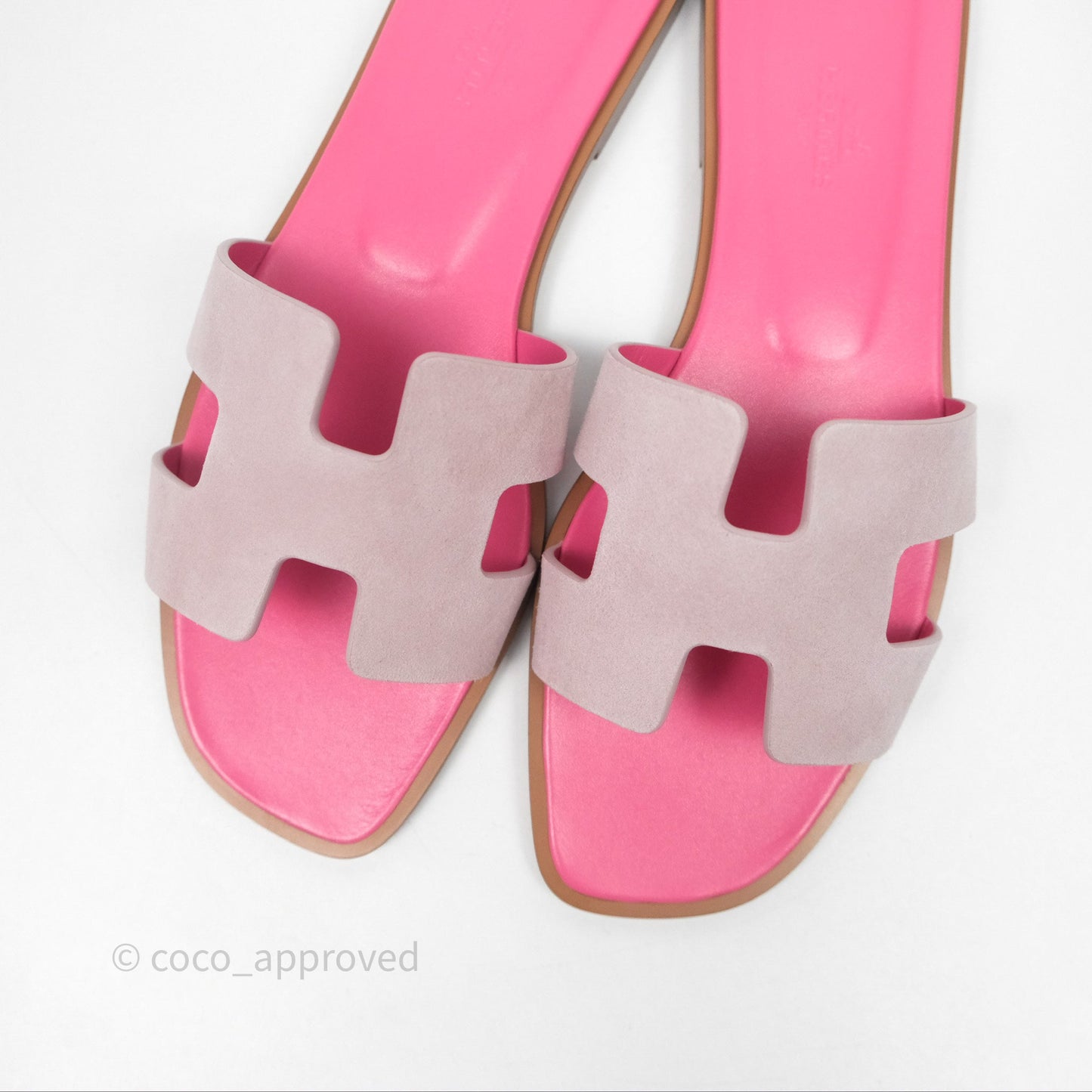 Hermès Oran Sandals in Pink Size 37
