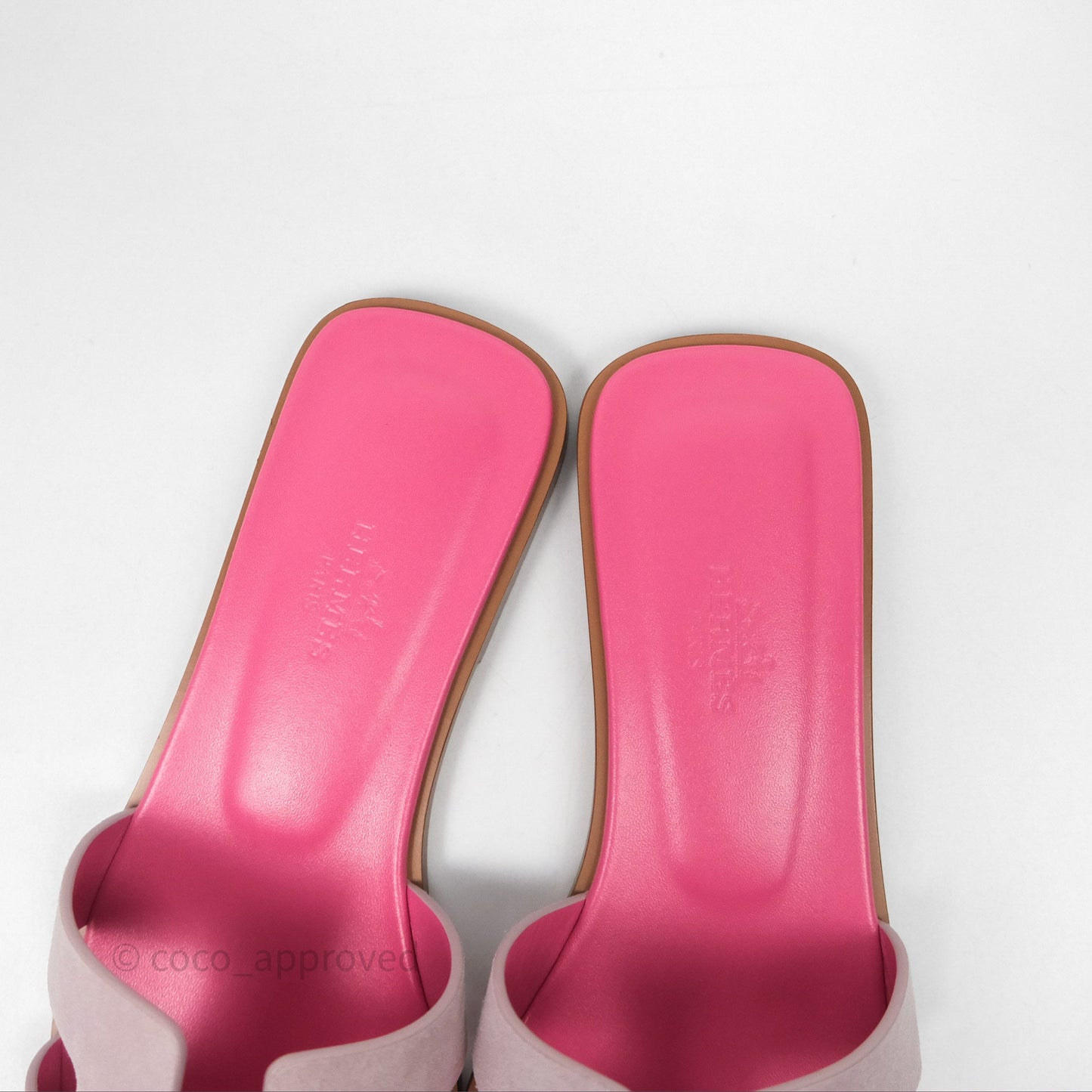 Hermès Oran Sandals in Pink Size 37