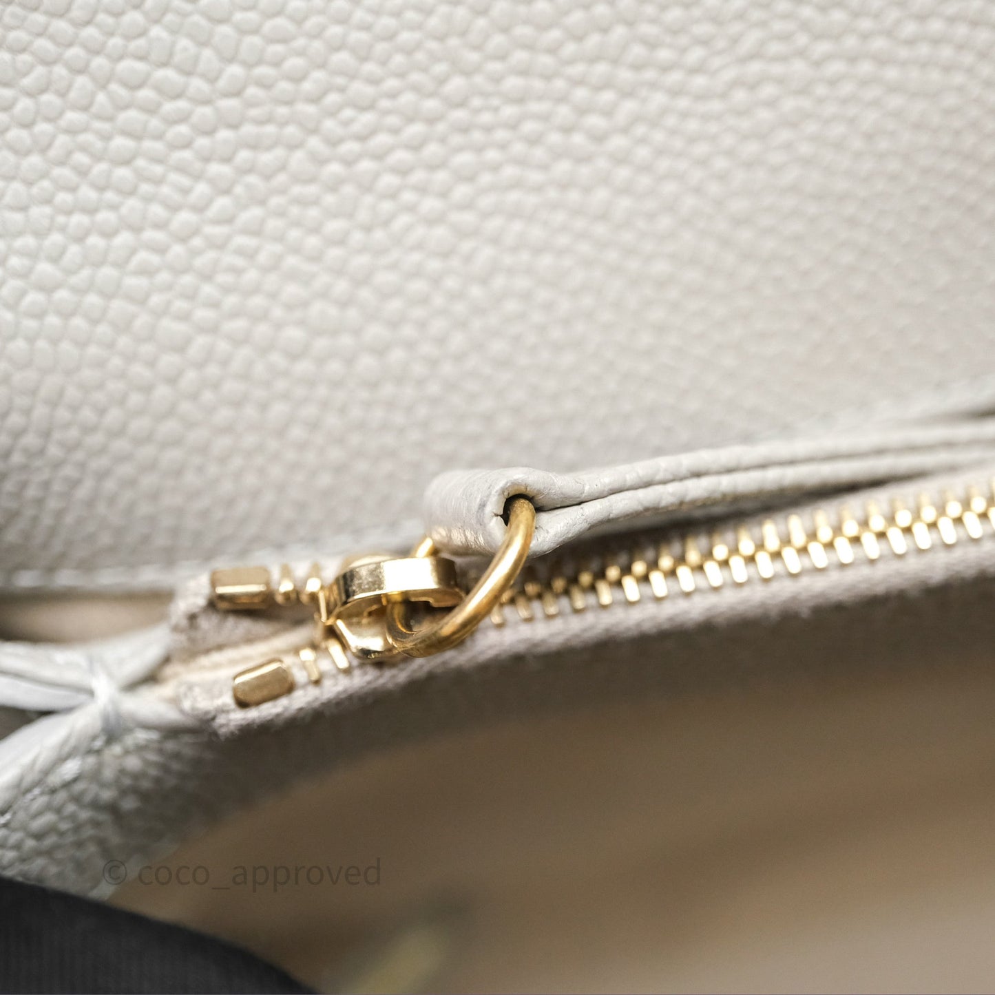 Chanel Chic Affinity Small Grained Calfskin Grey Gold Hardware