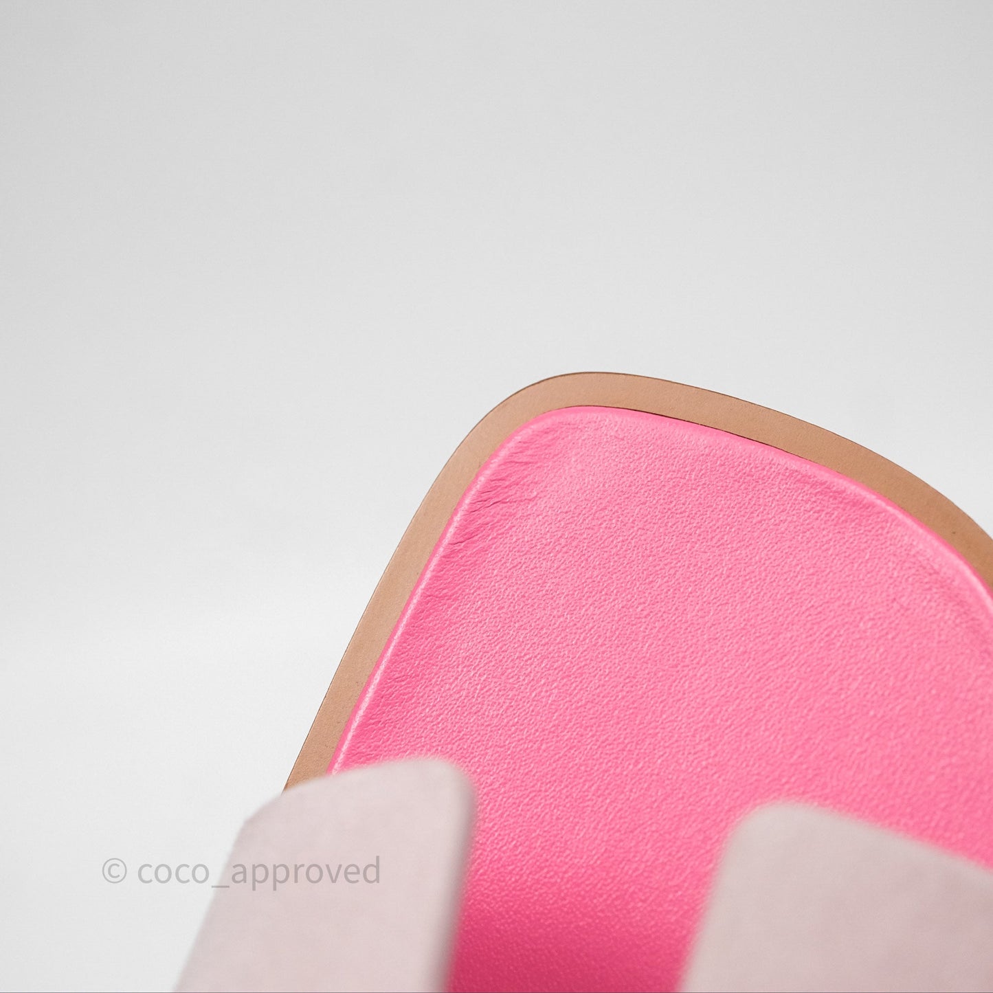 Hermès Oran Sandals in Pink Size 37