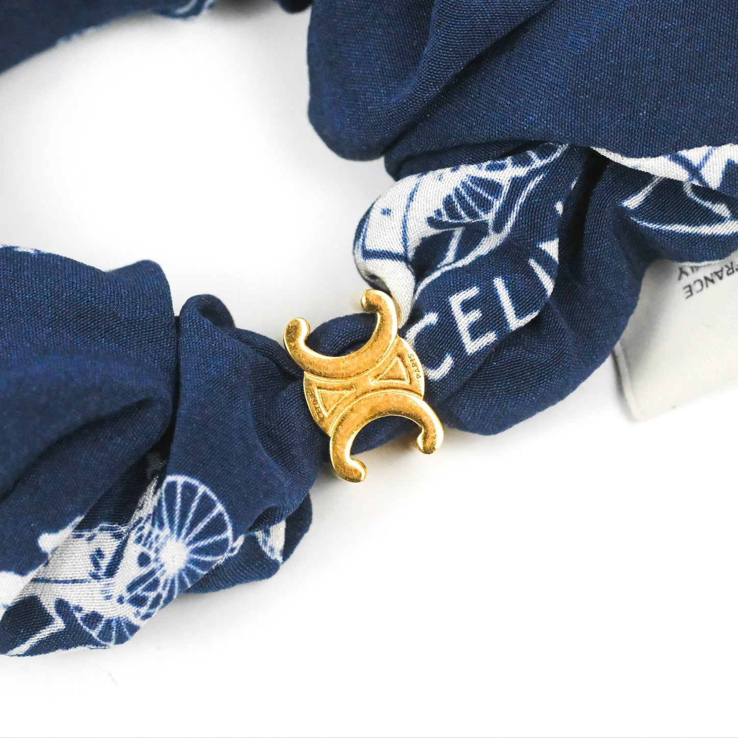 Celine Scrunchy in Silk Blue