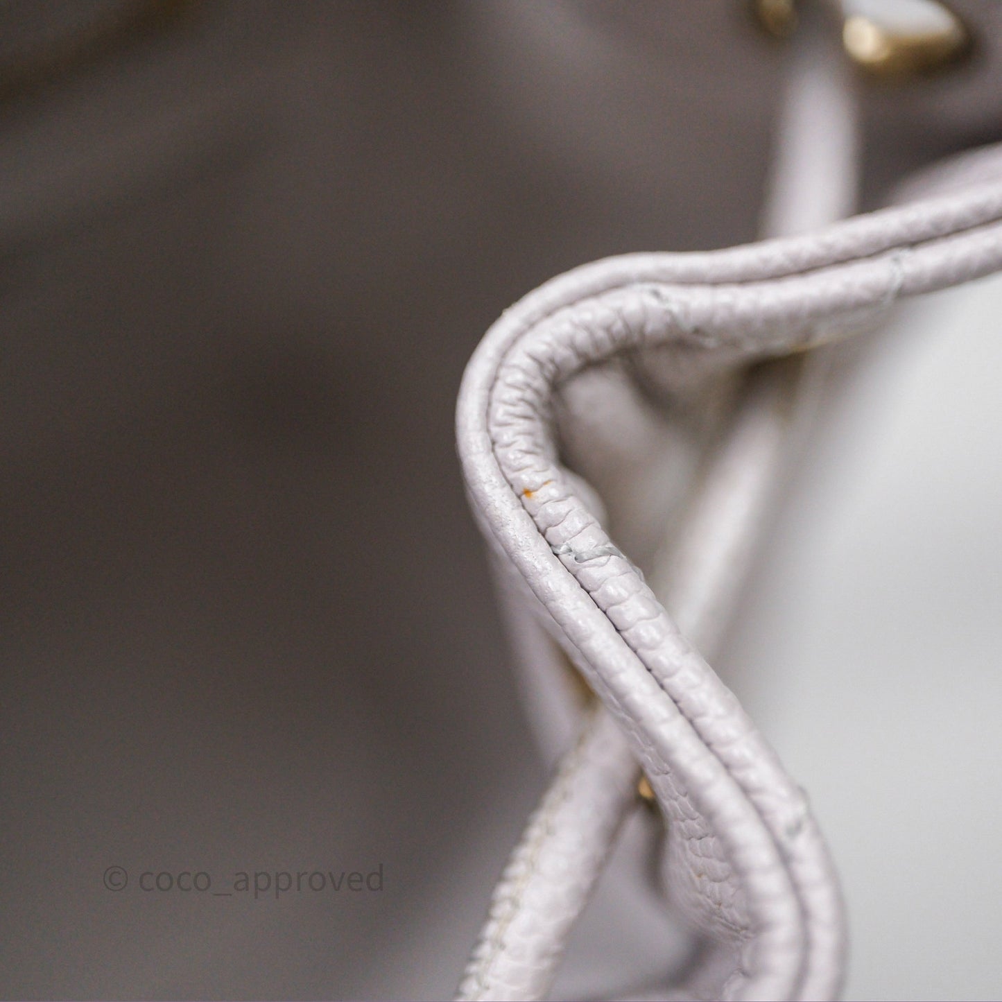 Chanel Mini Urban Spirit Backpack Pale Gray Caviar Gold Hardware