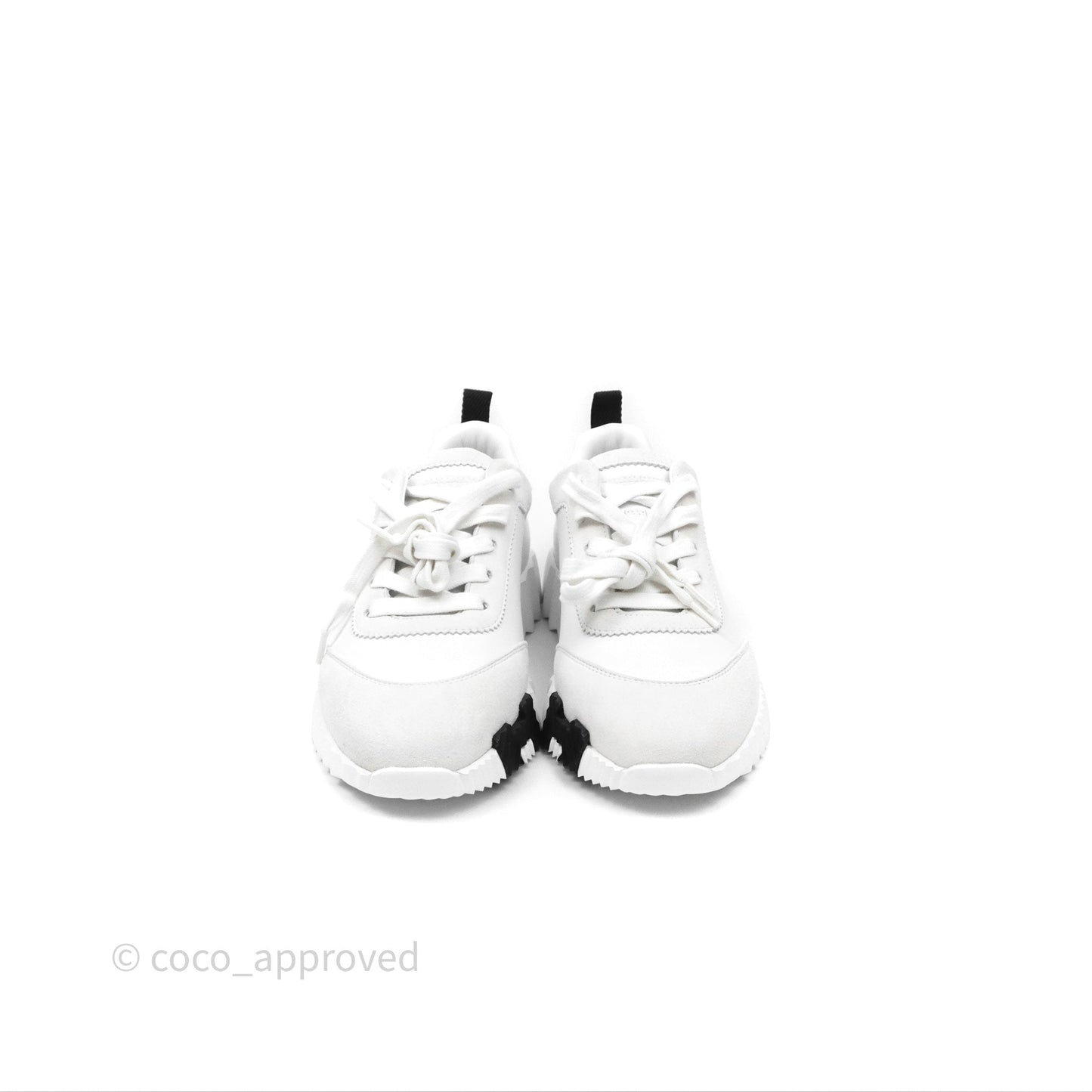 Hermès Femme Bouncing Sneaker Blanc White/Black Size 35.5