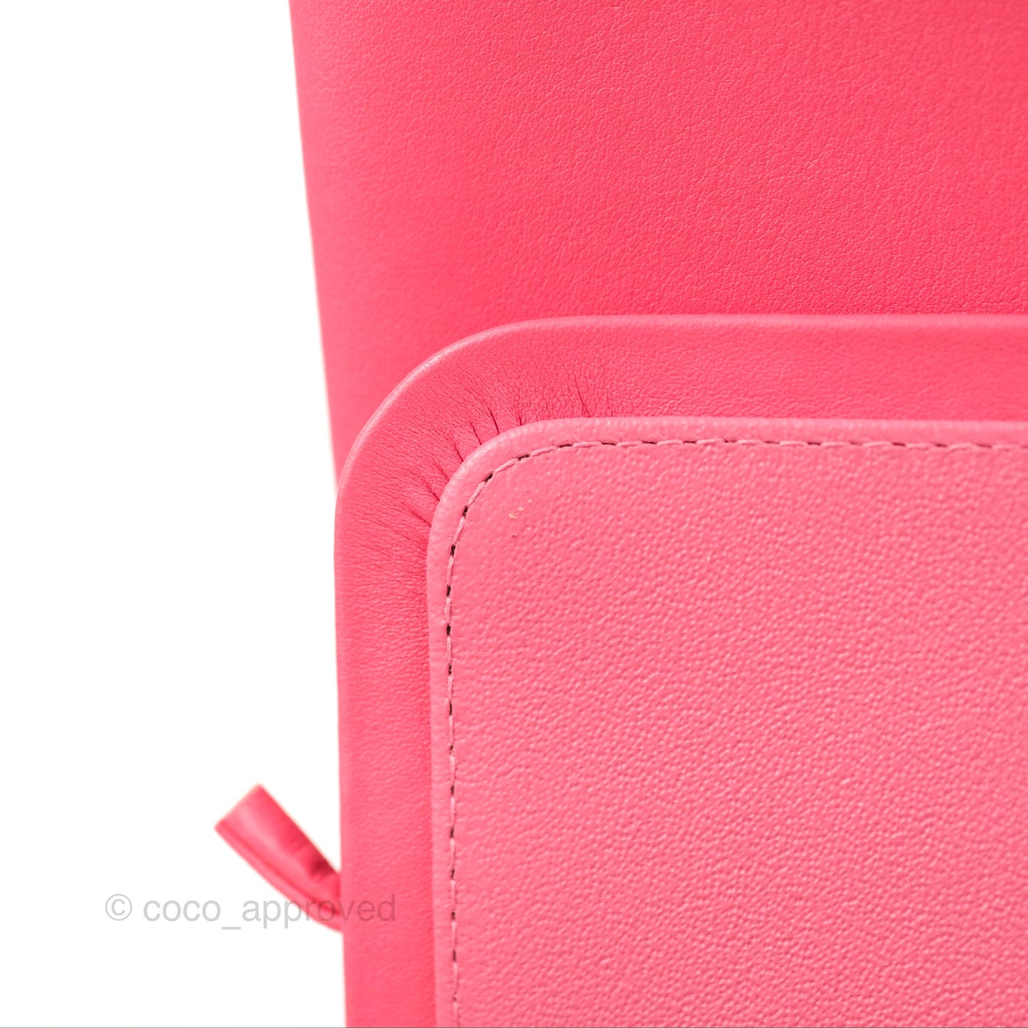 Chanel Jumbo Double Flap Coral Pink Patent Silver Hardware⁣⁣