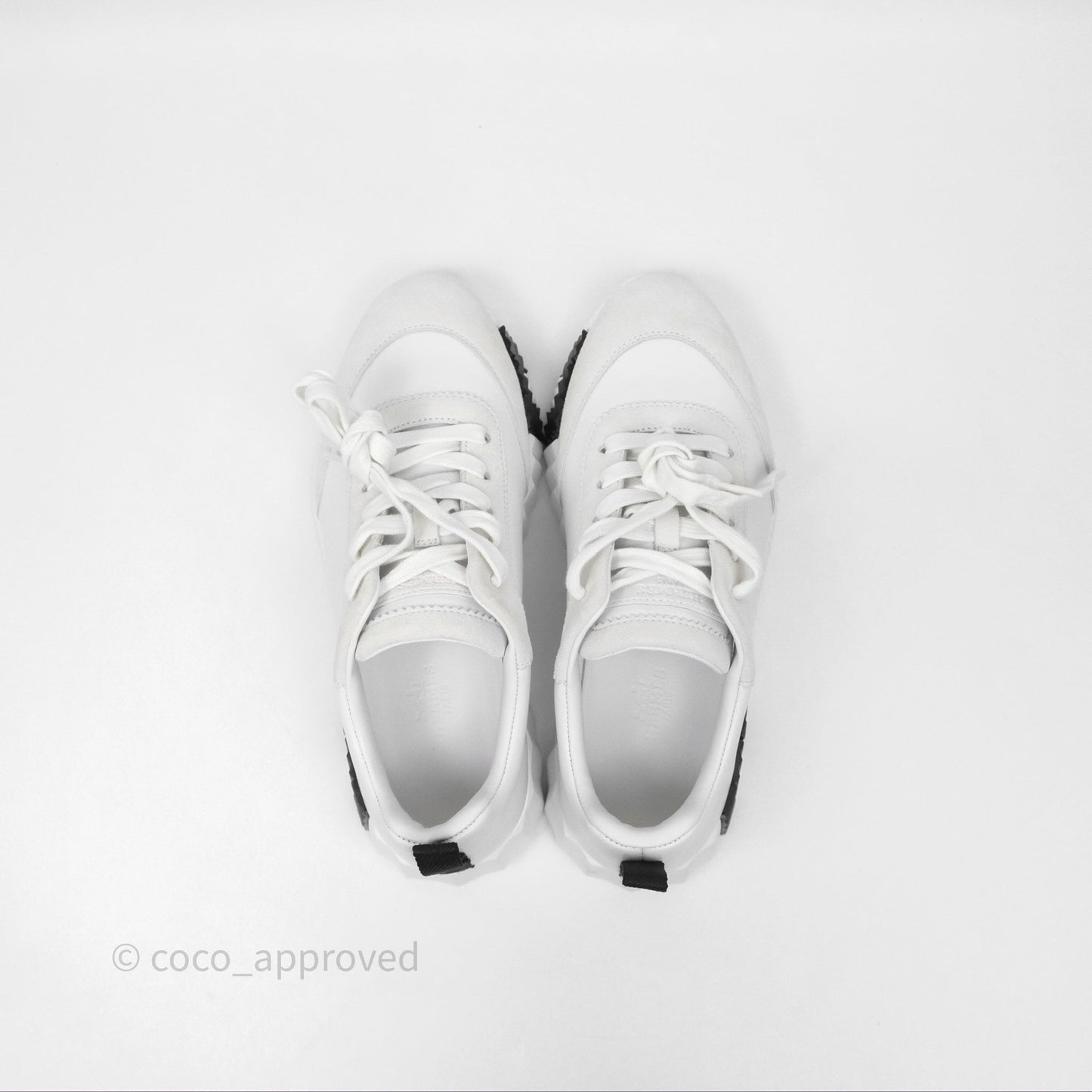 Hermès Femme Bouncing Sneaker Blanc White/Black Size 35.5