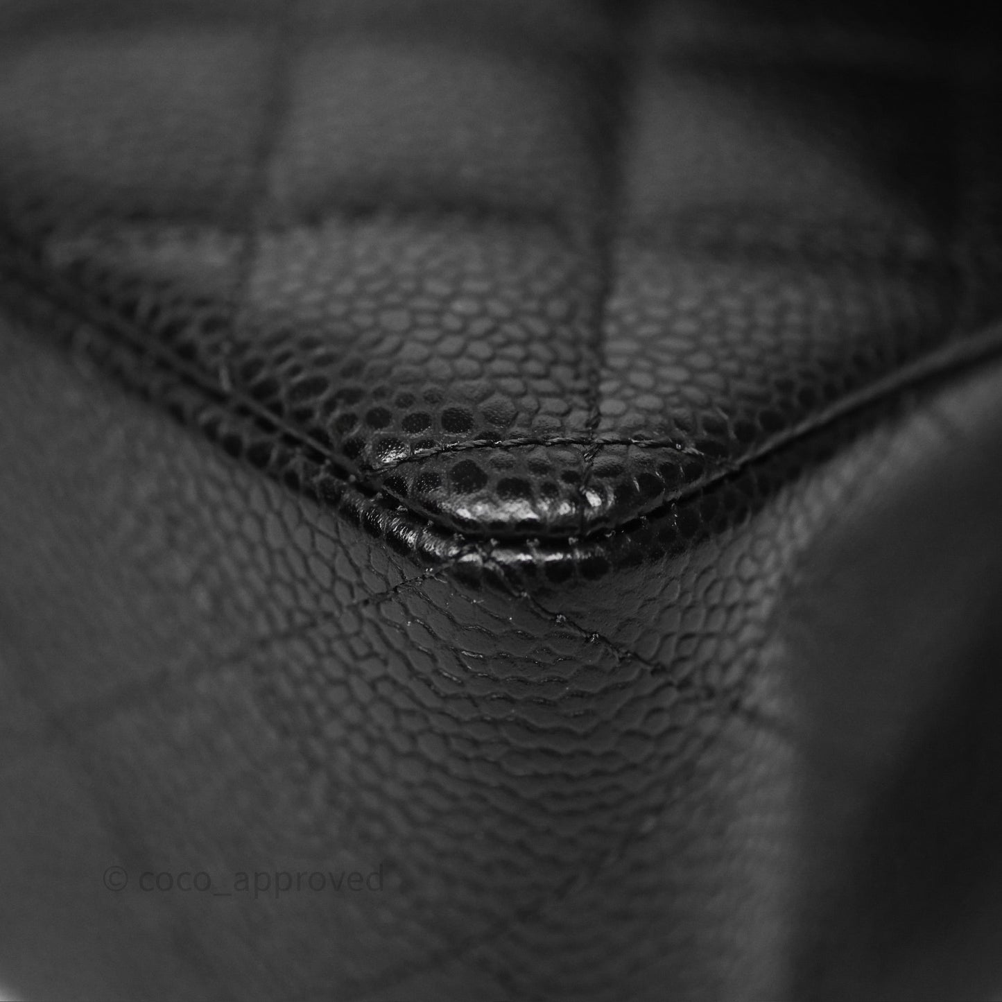 Chanel Small Classic Flap Quilted Black Caviar Gold Hardware