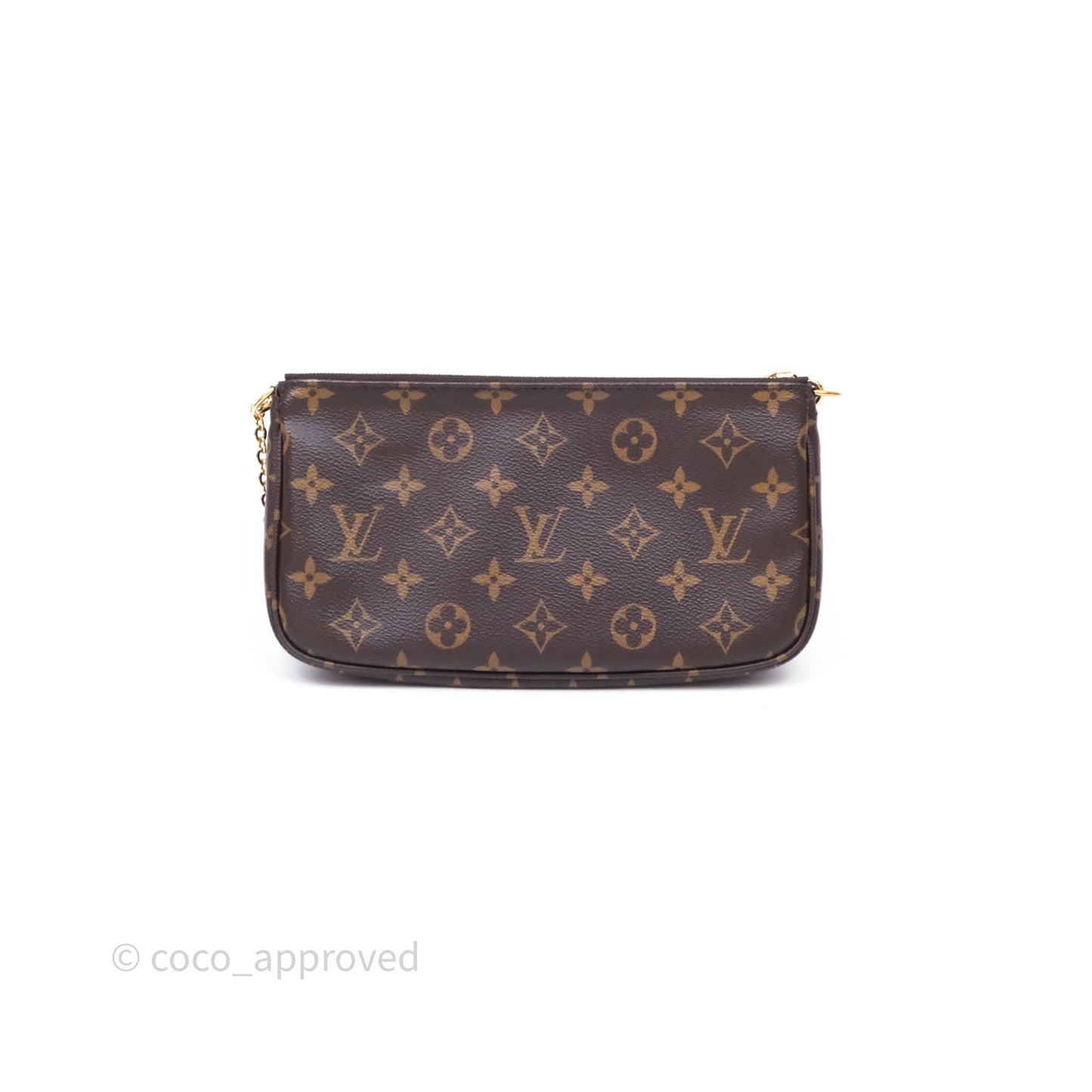 Louis Vuitton Multi Pochette Accessories Khaki Monogram Canvas