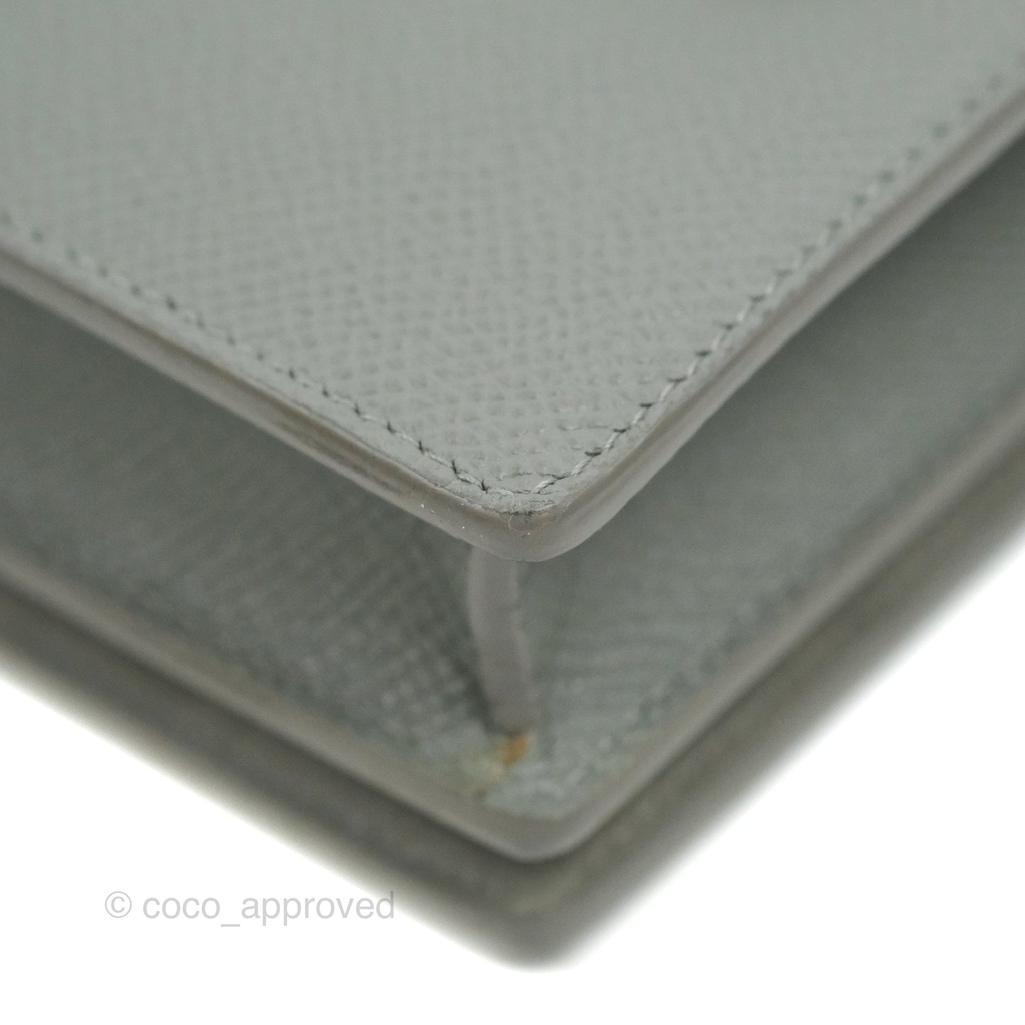 Dior 2-in-1 30 Montaigne Pouch Grey Grained Calfskin