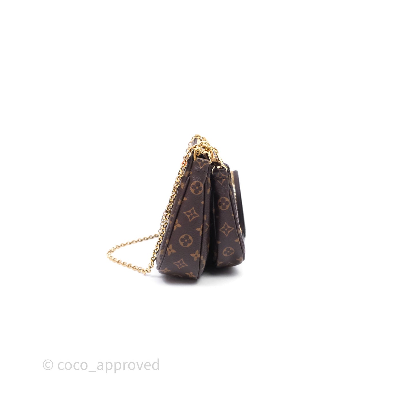 Louis Vuitton Multi Pochette Accessories Khaki Monogram Canvas