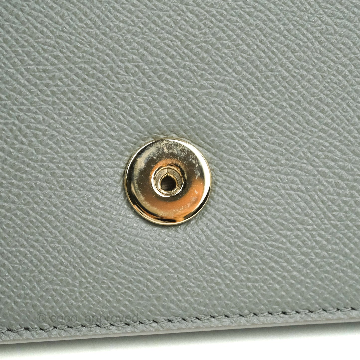 Dior 2-in-1 30 Montaigne Pouch Grey Grained Calfskin