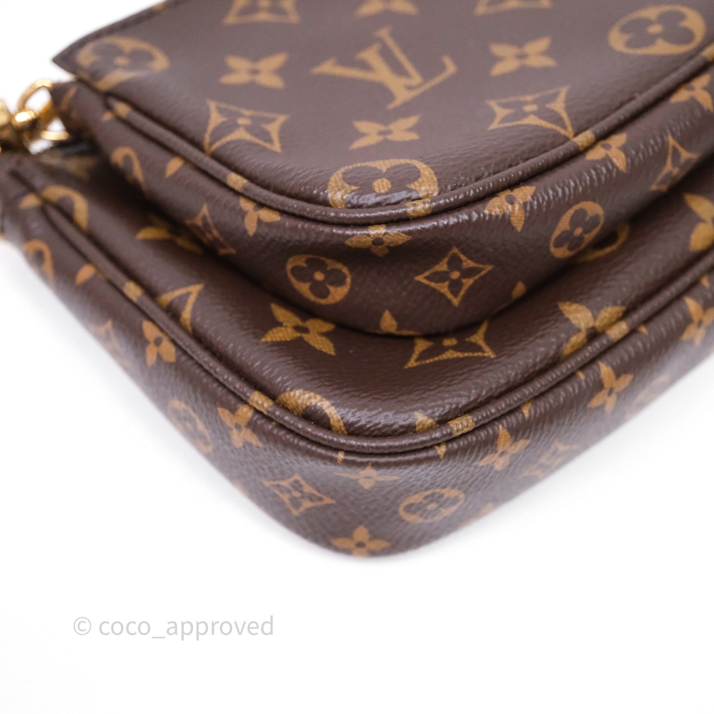 Louis Vuitton Multi Pochette Accessories Khaki Monogram Canvas