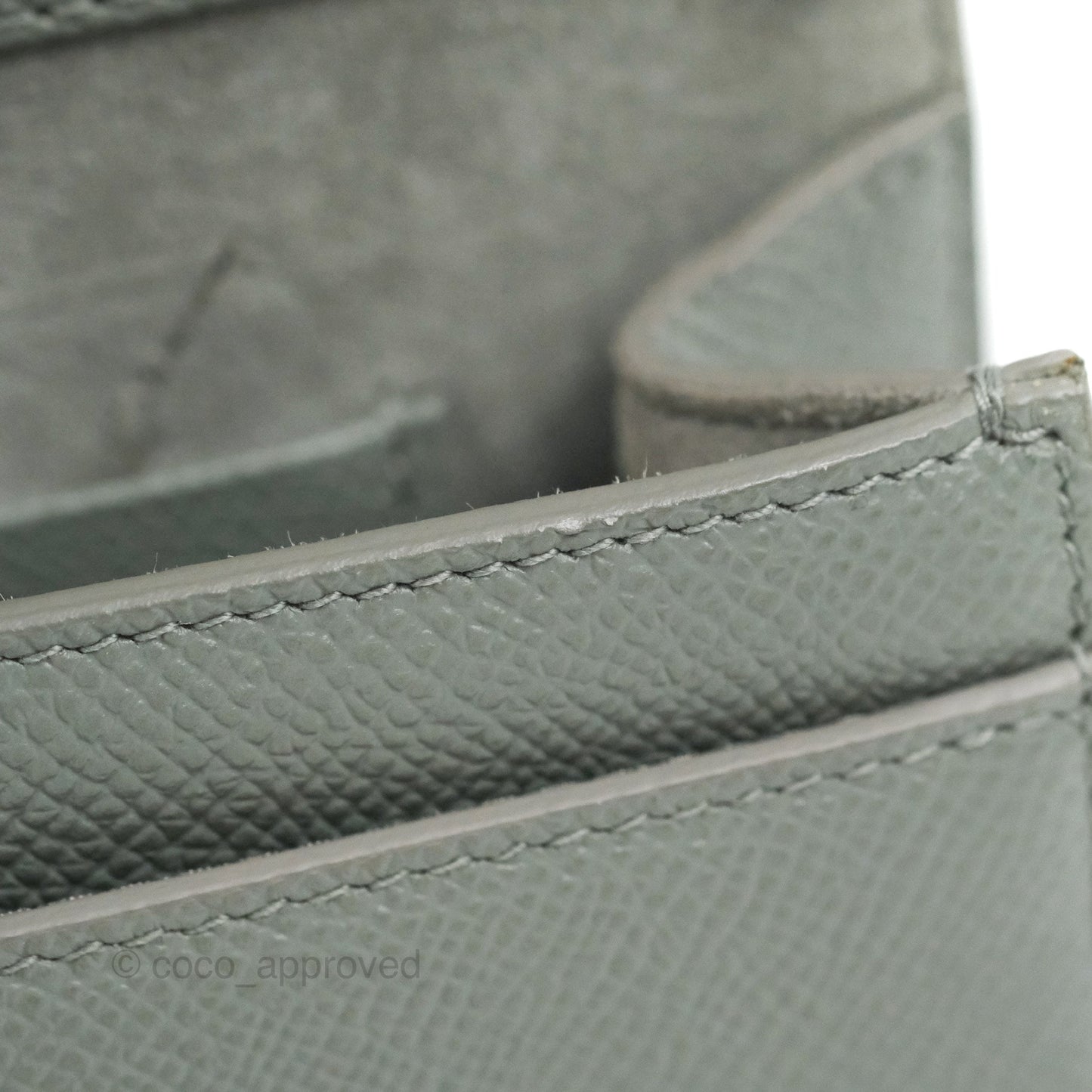 Dior 2-in-1 30 Montaigne Pouch Grey Grained Calfskin