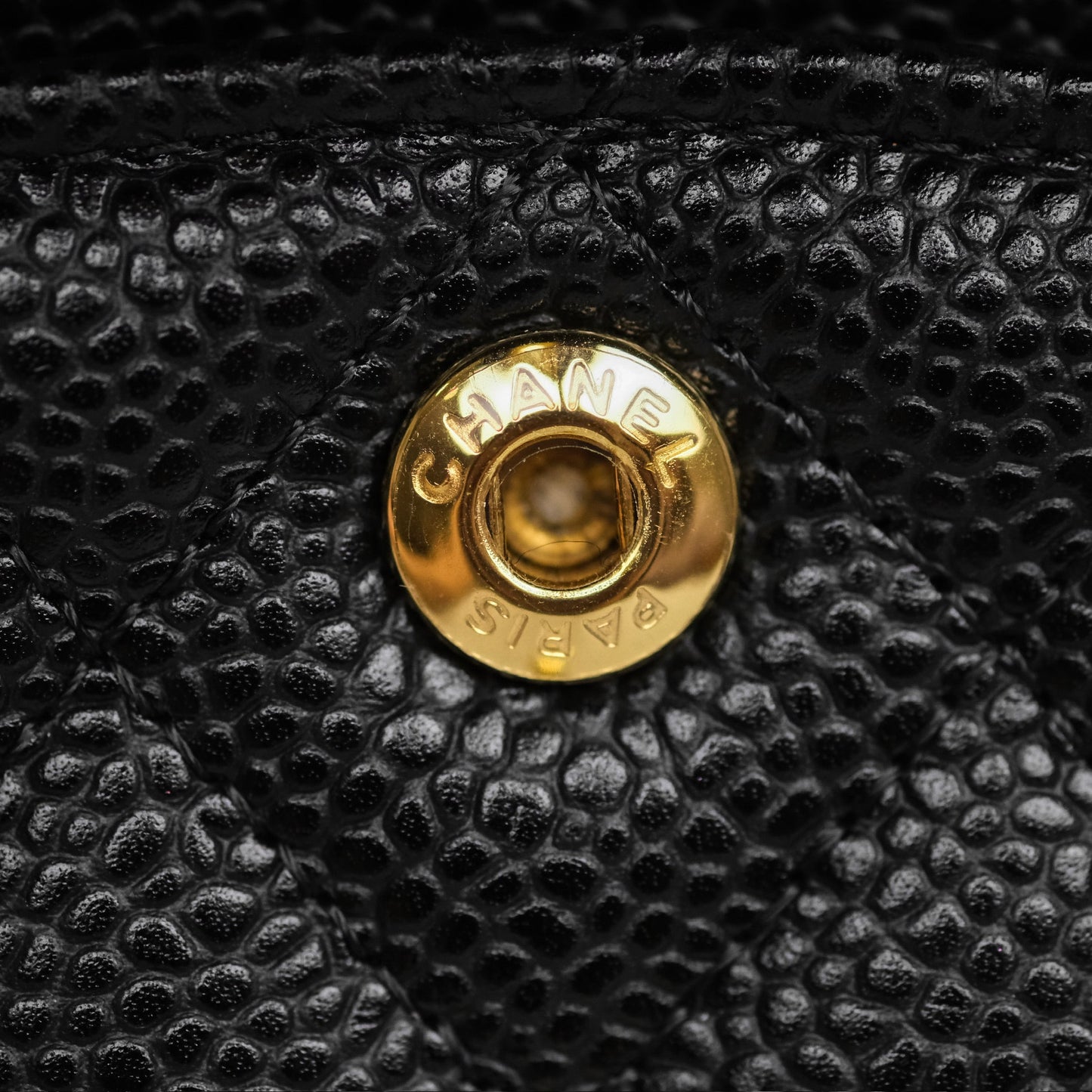 Chanel Small Classic Flap Quilted Black Caviar Gold Hardware
