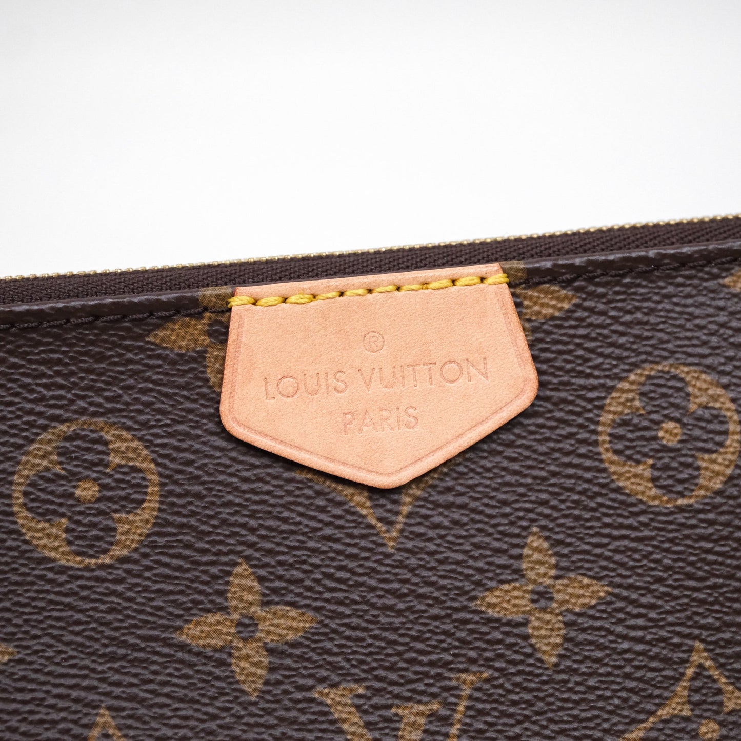 Louis Vuitton Multi Pochette Accessories Khaki Monogram Canvas