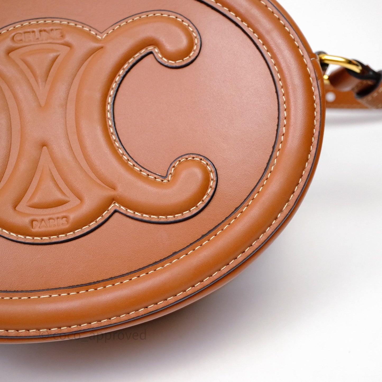 Celine Oval Bag Cuir Triophe Tan Calfskin