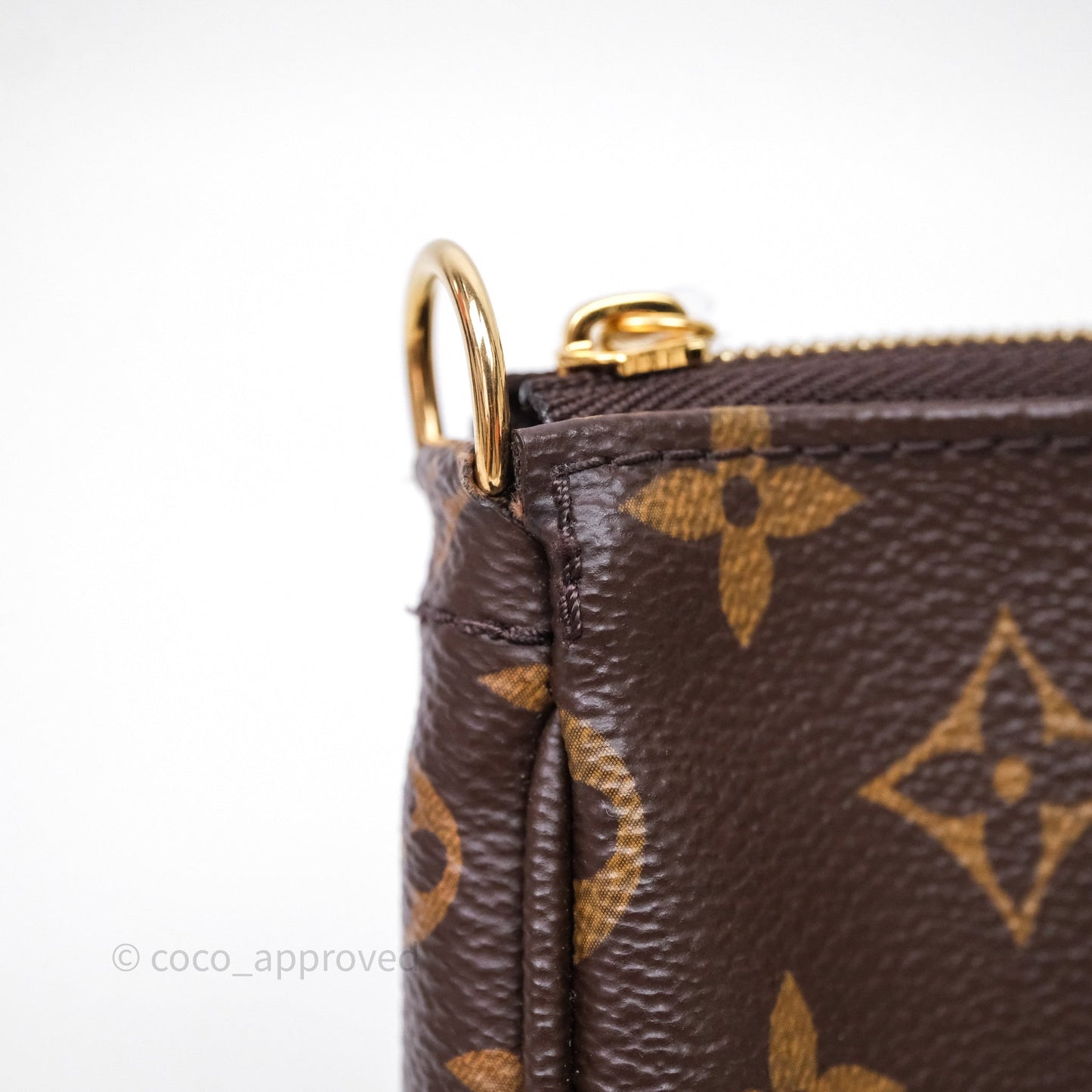 Louis Vuitton Multi Pochette Accessories Khaki Monogram Canvas