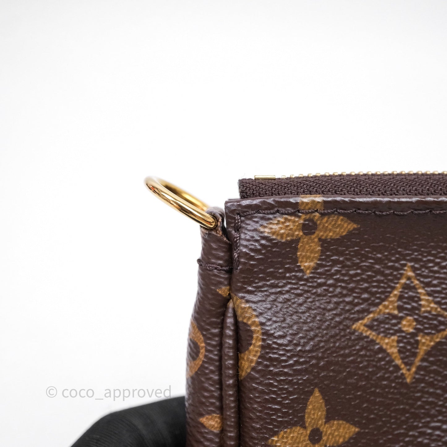 Louis Vuitton Multi Pochette Accessories Khaki Monogram Canvas