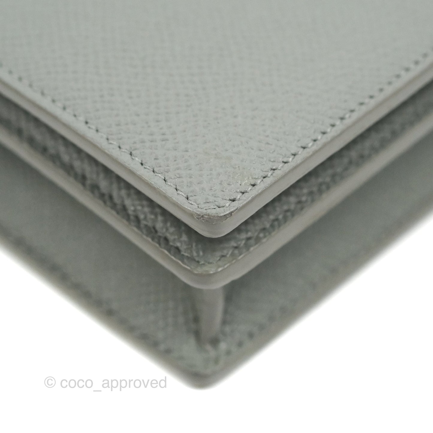 Dior 2-in-1 30 Montaigne Pouch Grey Grained Calfskin