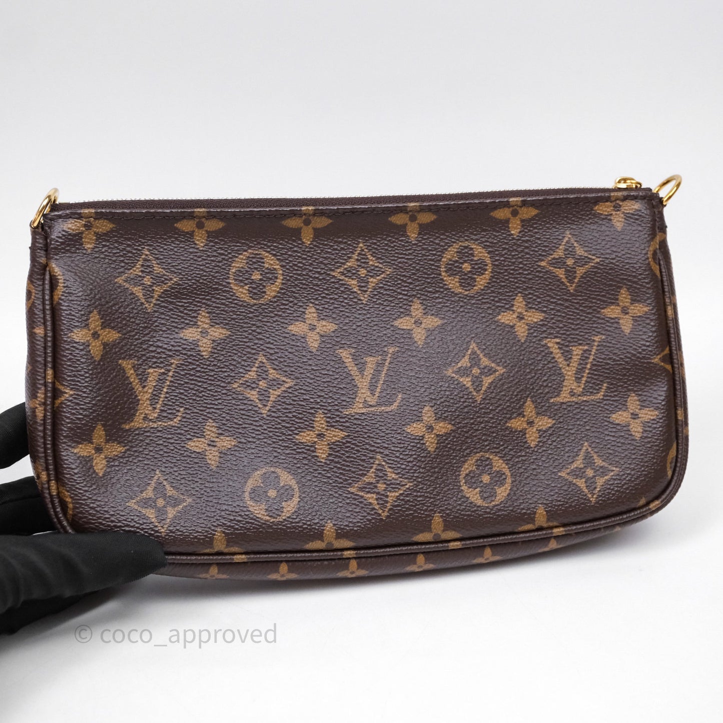 Louis Vuitton Multi Pochette Accessories Khaki Monogram Canvas
