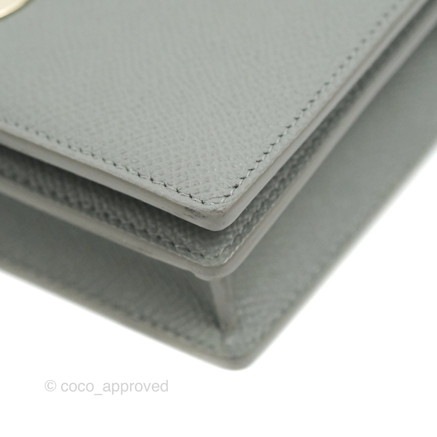 Dior 2-in-1 30 Montaigne Pouch Grey Grained Calfskin