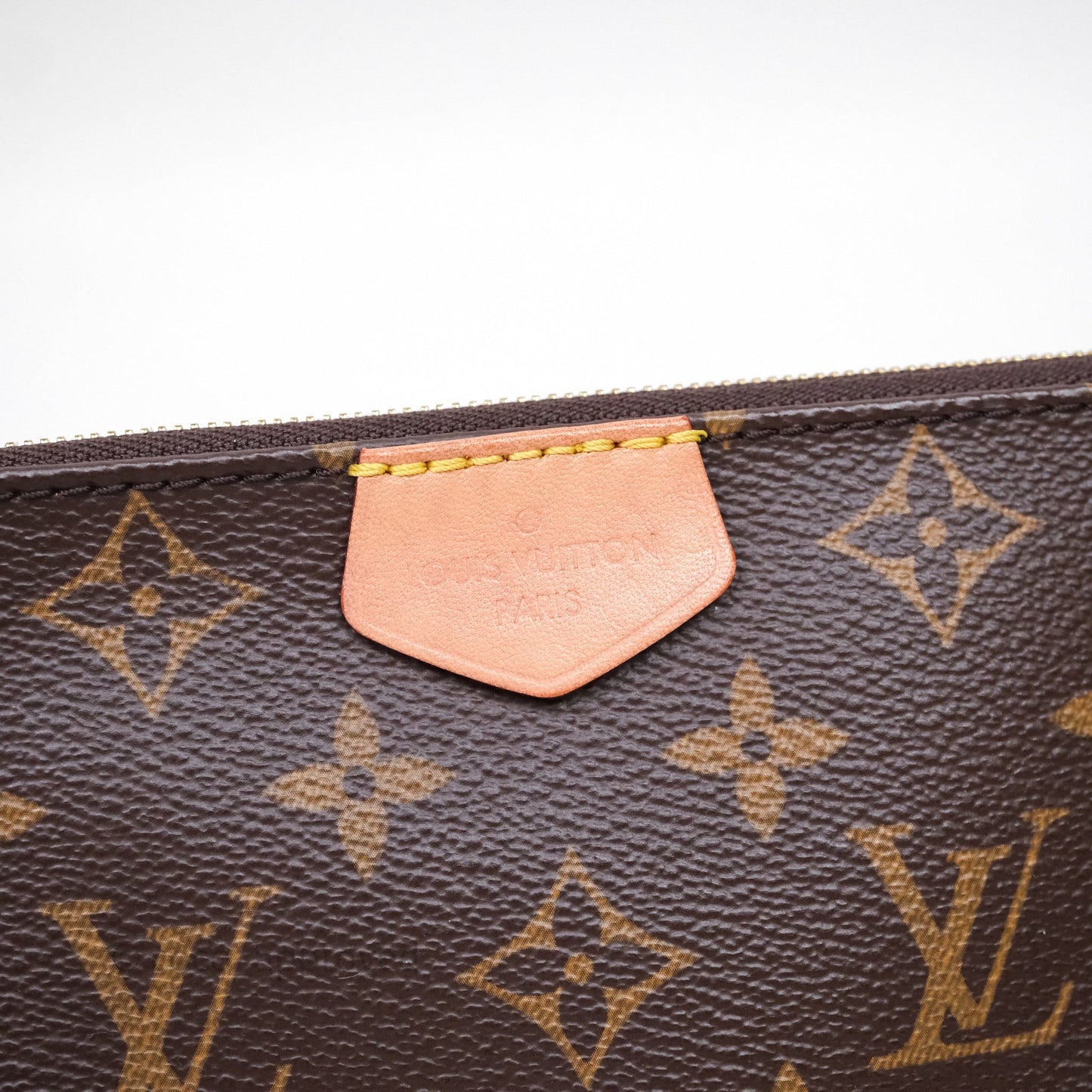 Louis Vuitton Multi Pochette Accessories Khaki Monogram Canvas