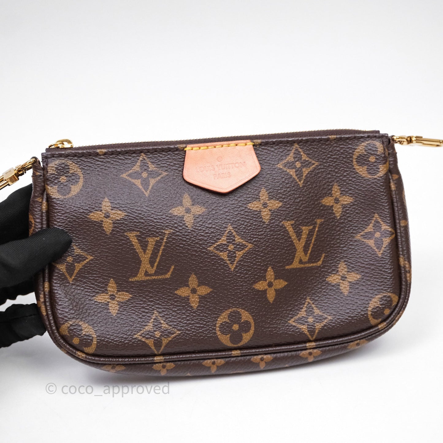 Louis Vuitton Multi Pochette Accessories Khaki Monogram Canvas