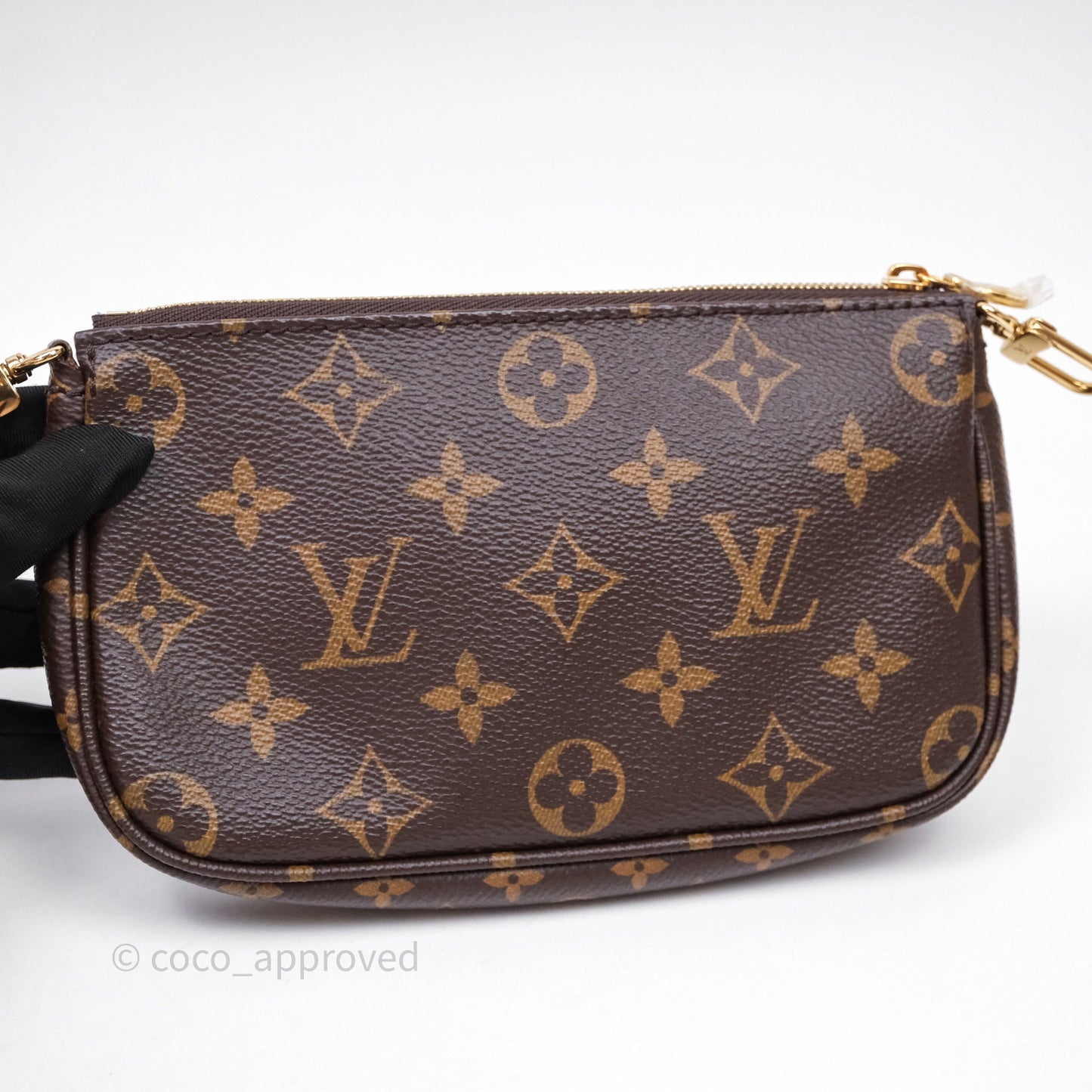 Louis Vuitton Multi Pochette Accessories Khaki Monogram Canvas