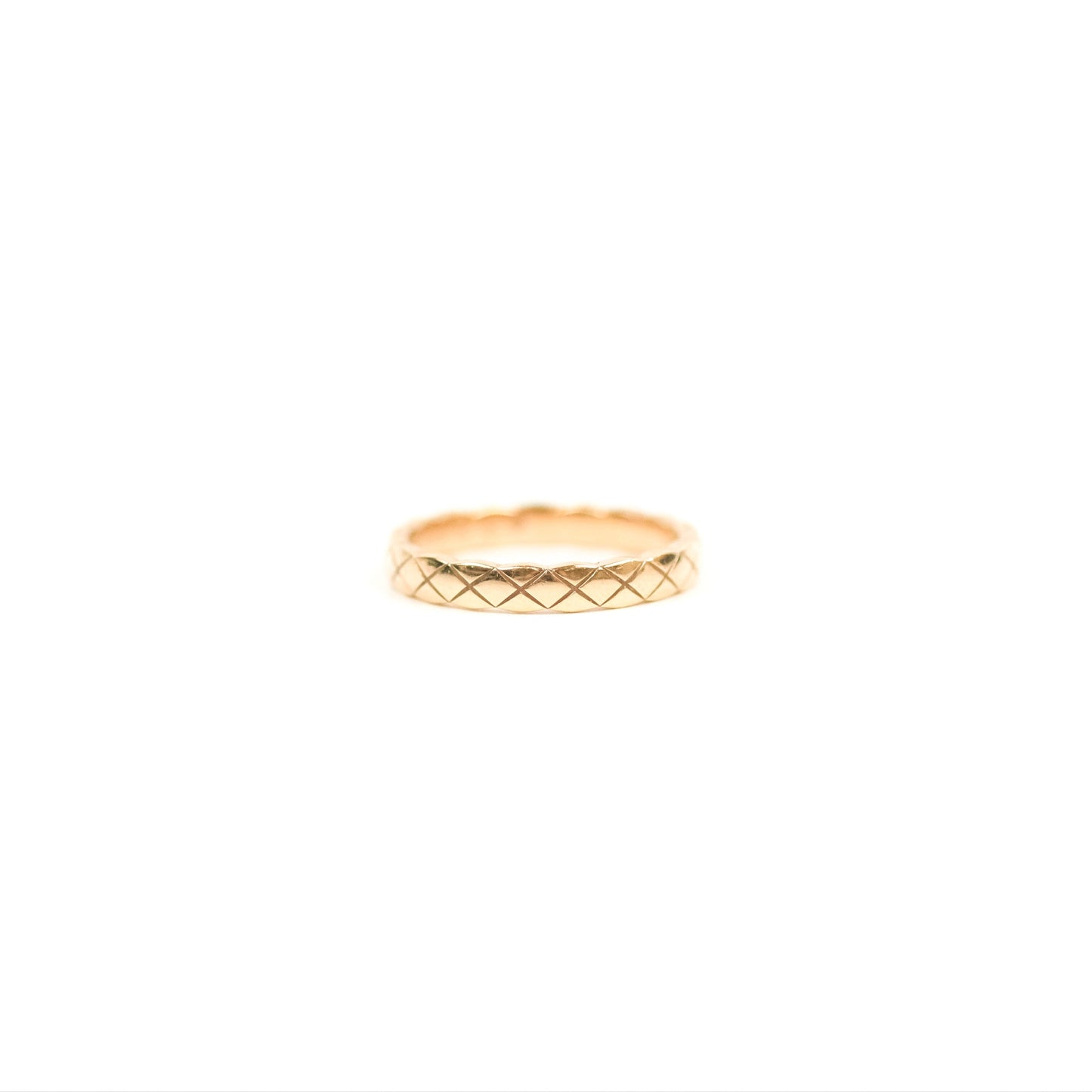 Chanel Coco Crush Ring 18K Beige Gold Size 55