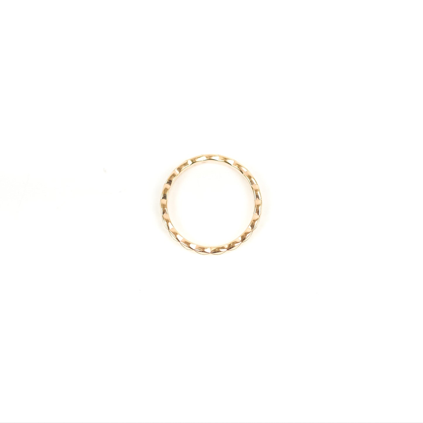 Chanel Coco Crush Ring 18K Beige Gold Size 55