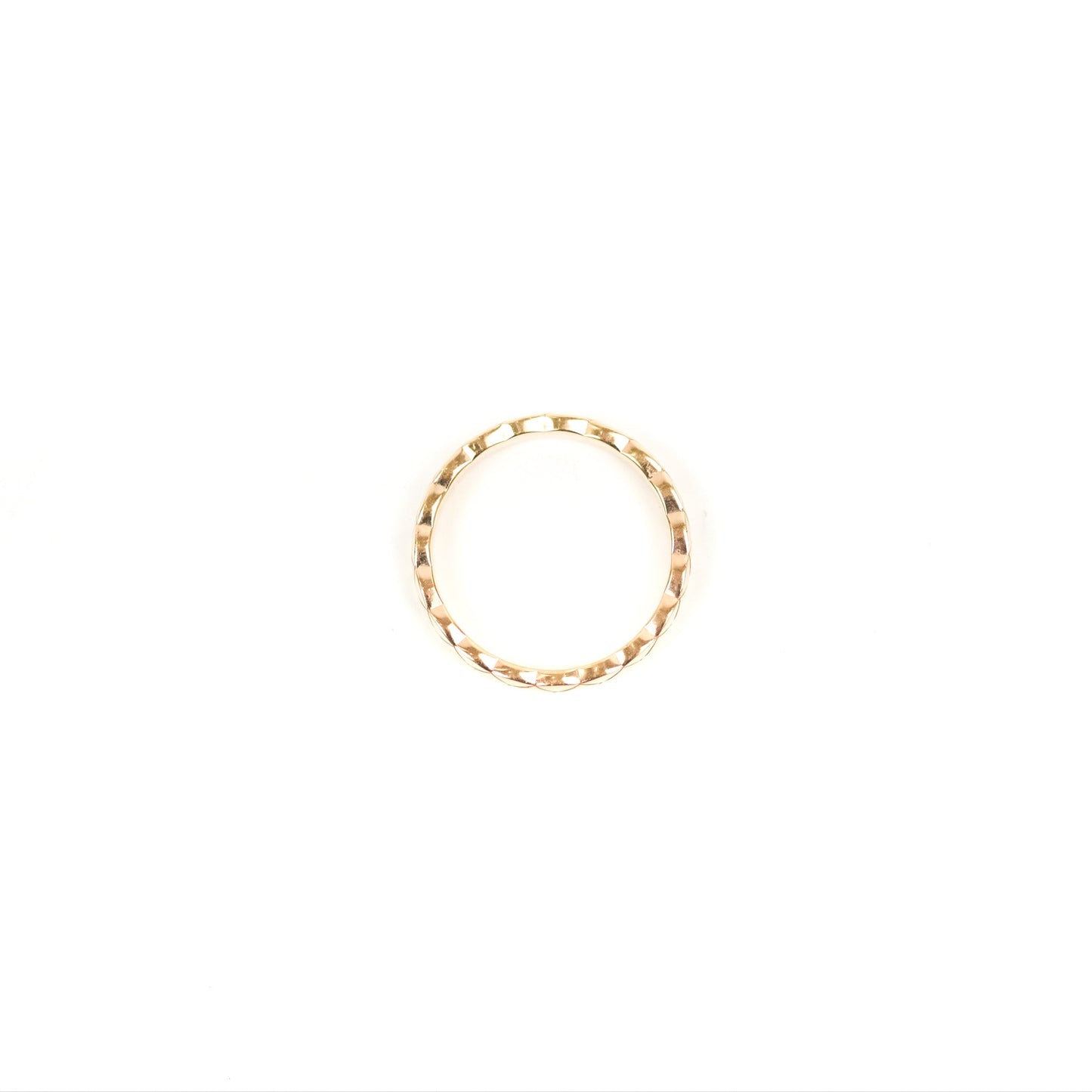 Chanel Coco Crush Ring 18K Beige Gold Size 55