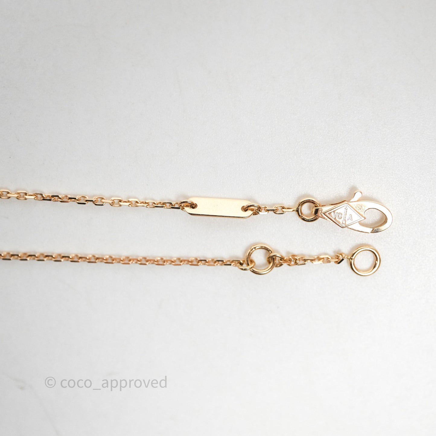 Van Cleef & Arpels Sweet Alhambra Bracelet Rose Gold Red Carnelian