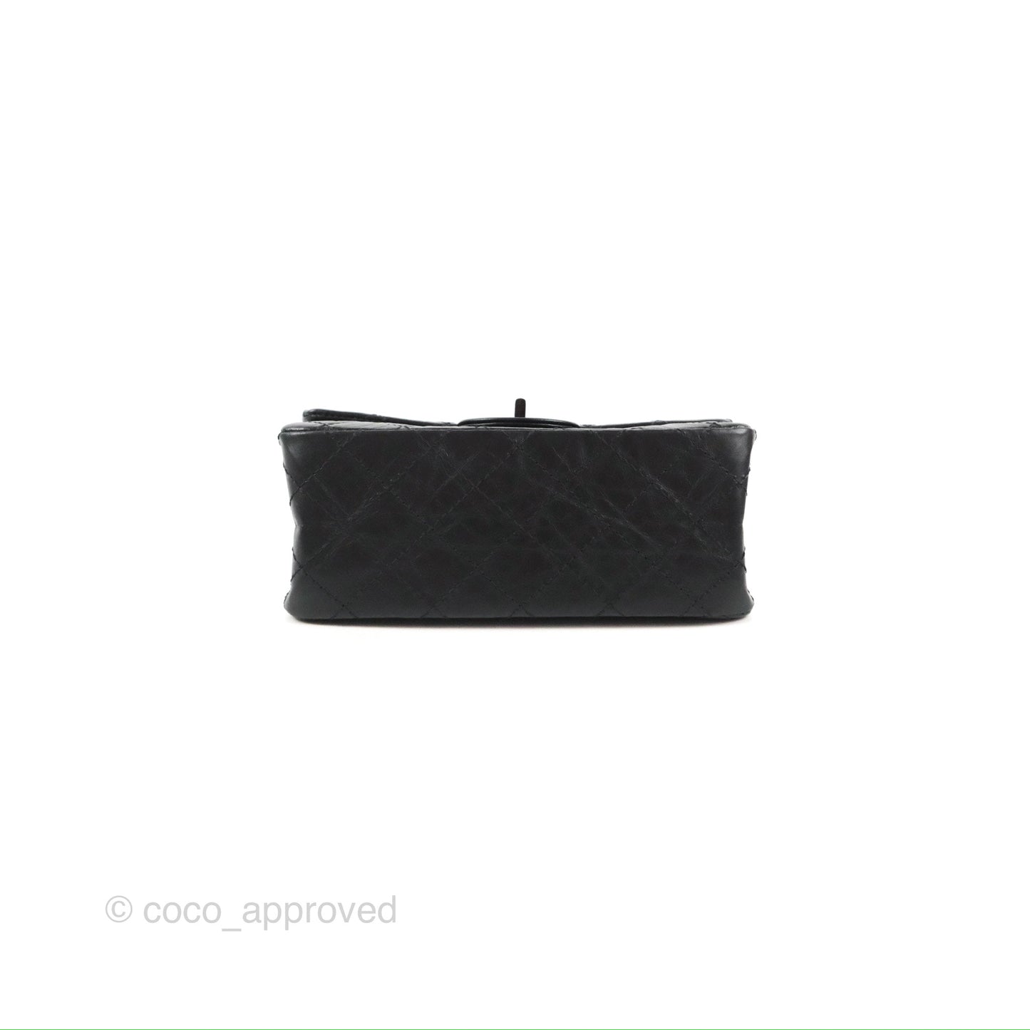 Chanel Mini Reissue 224 Quilted So Black Aged Calfskin