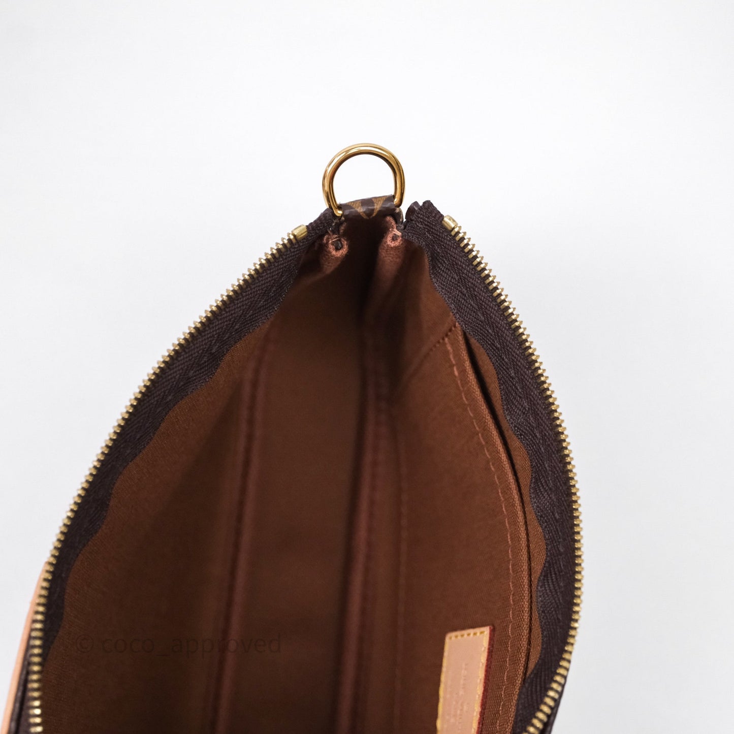 Louis Vuitton Multi Pochette Accessories Khaki Monogram Canvas
