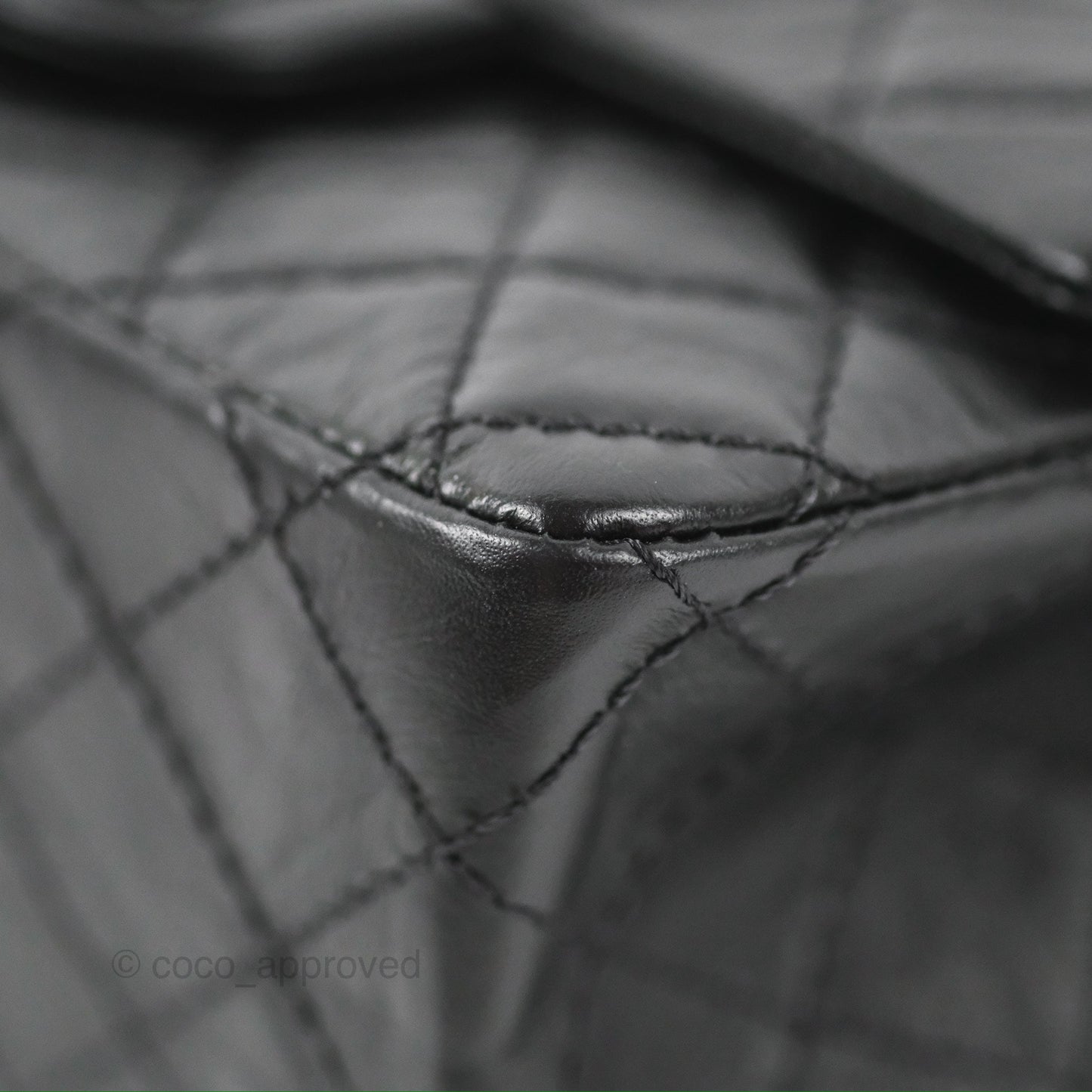 Chanel Mini Reissue 224 Quilted So Black Aged Calfskin