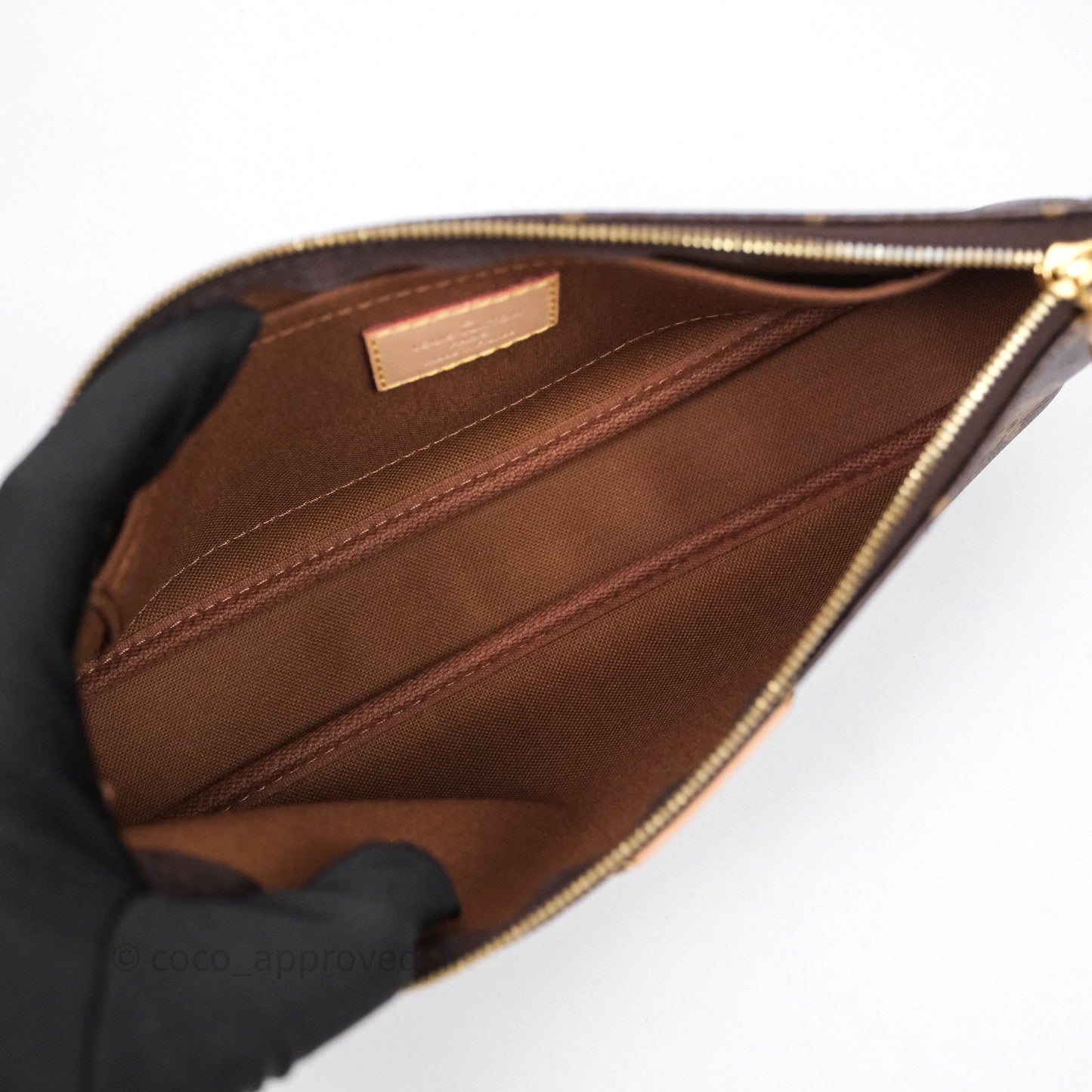 Louis Vuitton Multi Pochette Accessories Khaki Monogram Canvas