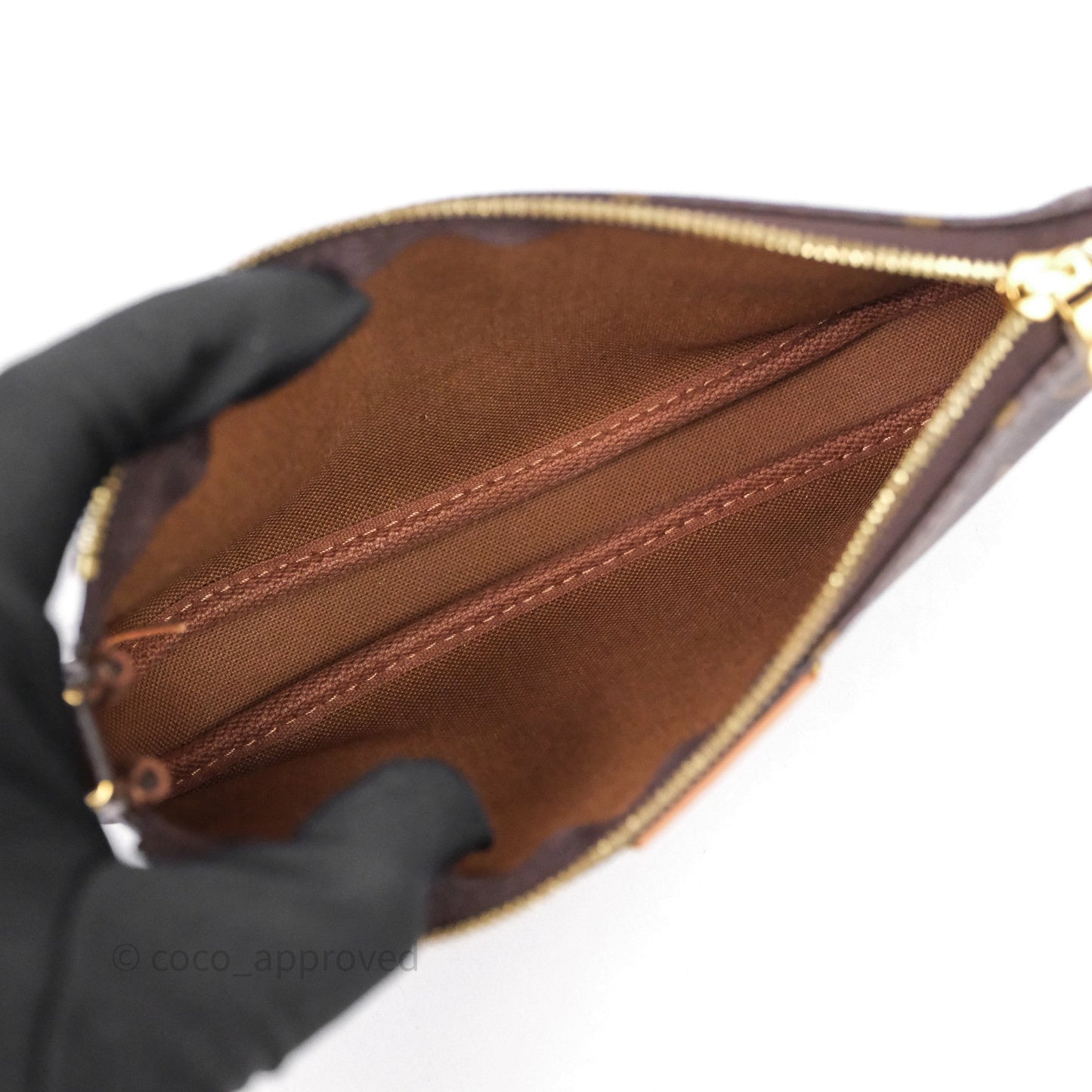 Louis Vuitton Multi Pochette Accessories Khaki Monogram Canvas