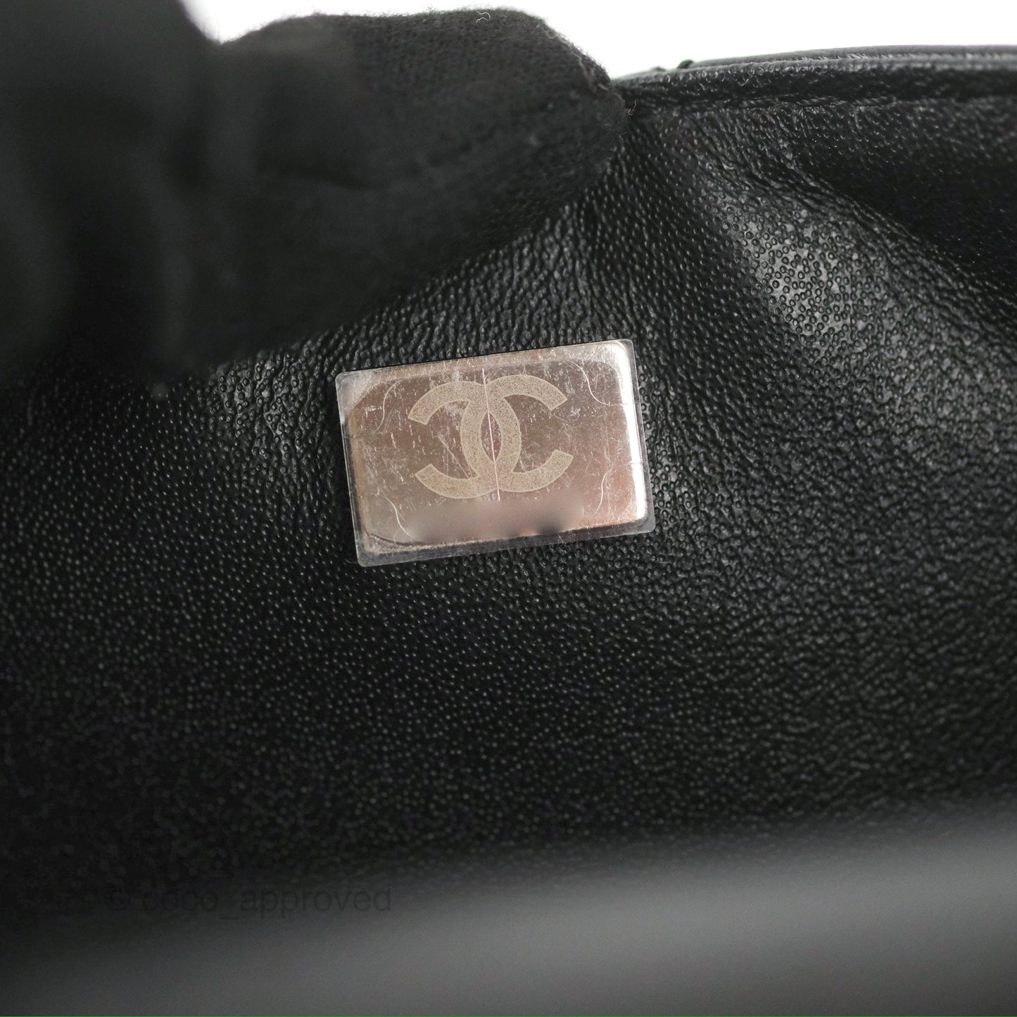 Chanel Mini Reissue 224 Quilted So Black Aged Calfskin