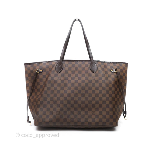 Louis Vuitton Neverfull Tote Bag GM Damier Ebene