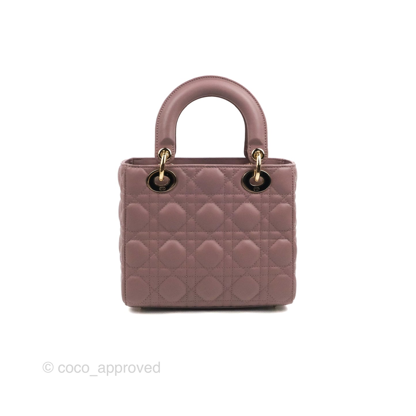 Christian Dior My ABCDior Lady Dior Peony Pink Lambskin Gold Hardware