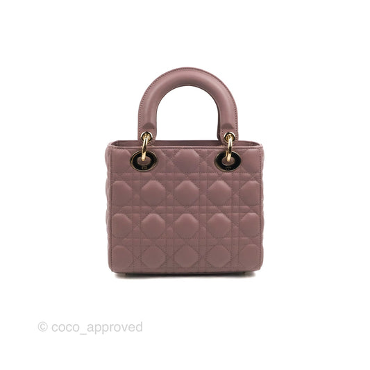Christian Dior My ABCDior Lady Dior Peony Pink Lambskin Gold Hardware