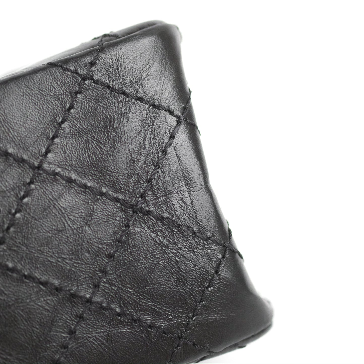 Chanel Mini Reissue 224 Quilted So Black Aged Calfskin