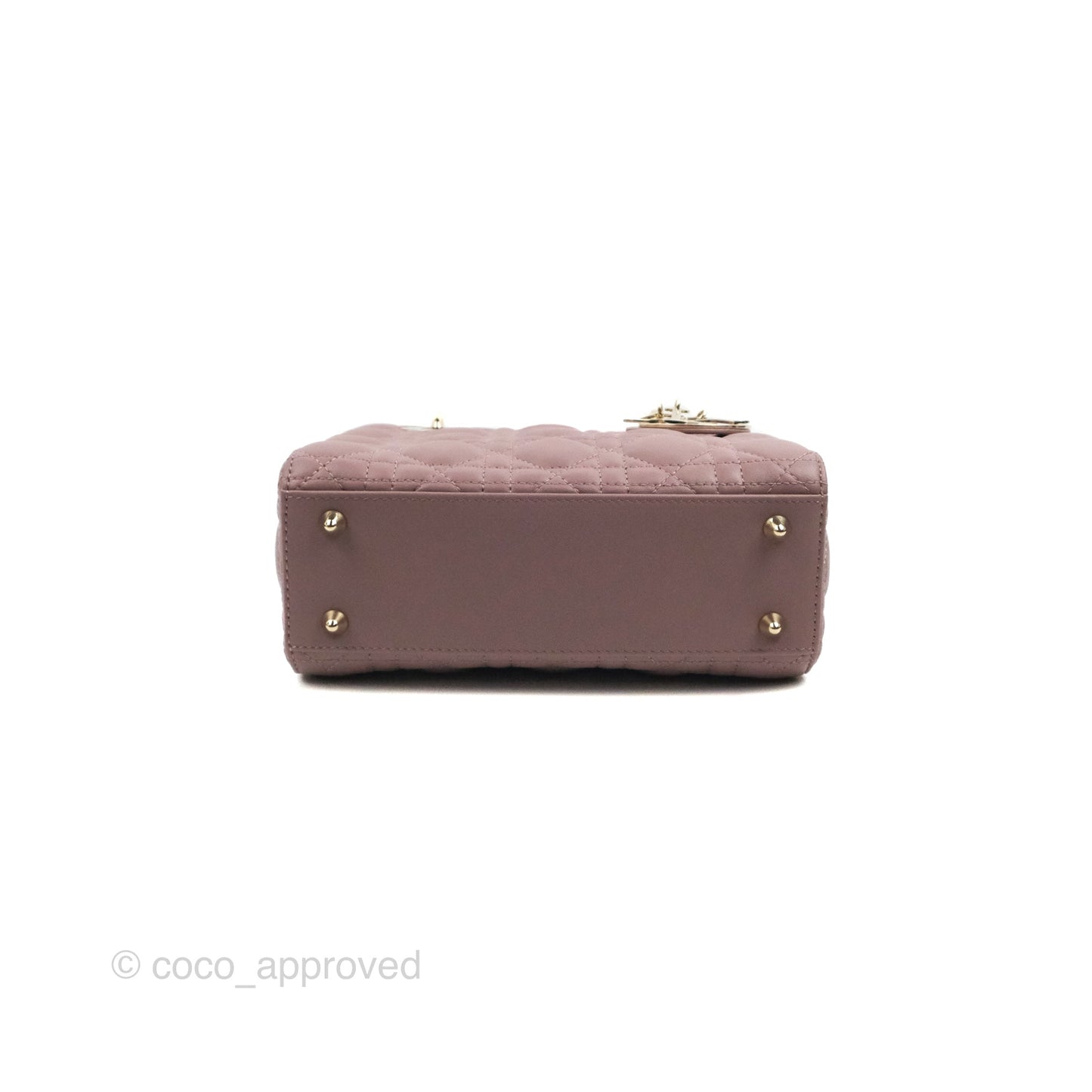 Christian Dior My ABCDior Lady Dior Peony Pink Lambskin Gold Hardware
