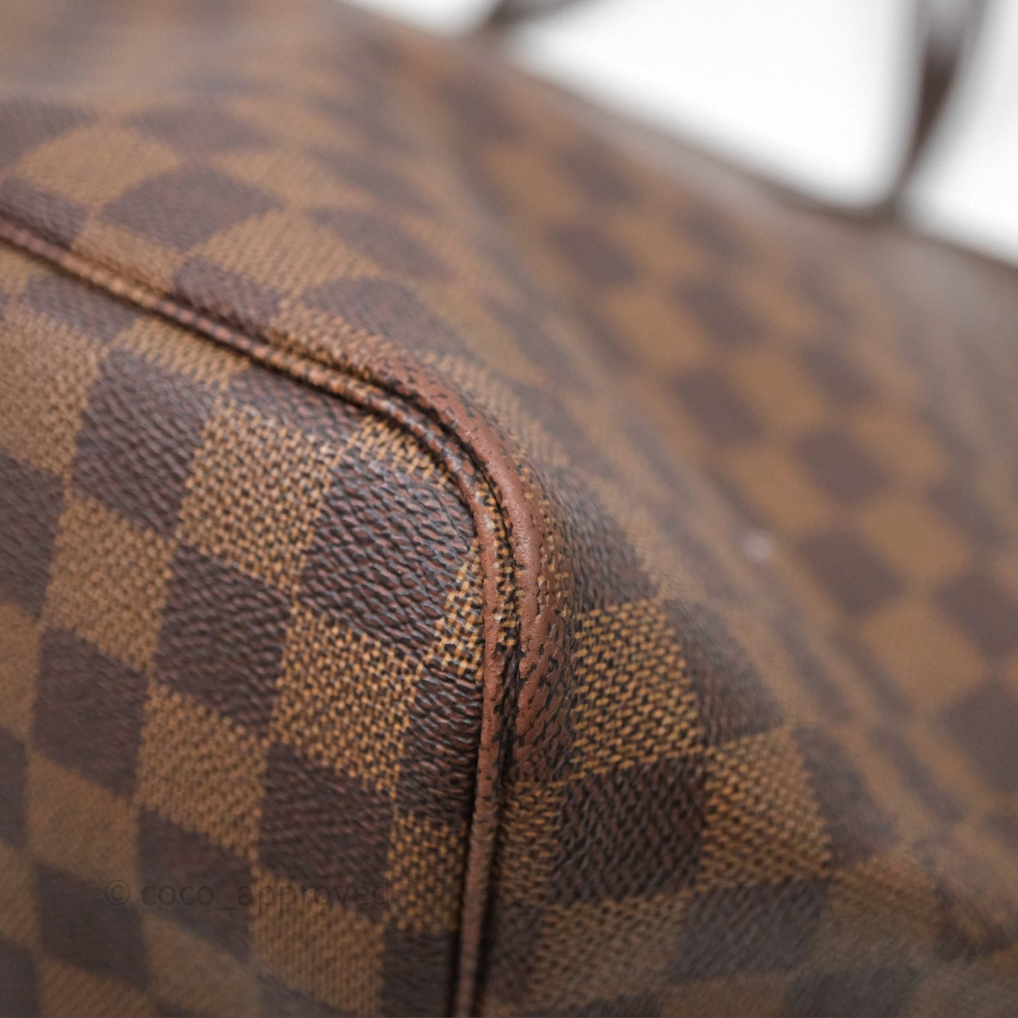 Louis Vuitton Neverfull Tote Bag GM Damier Ebene