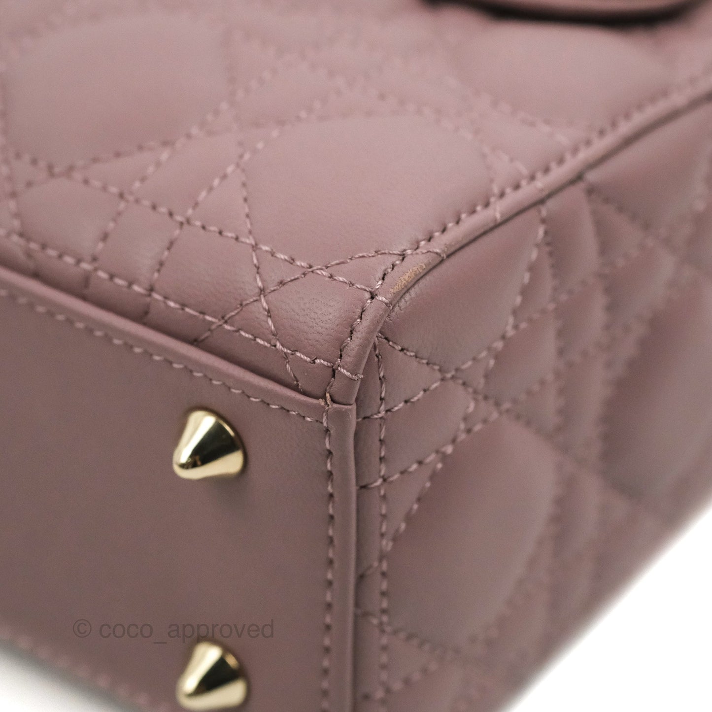 Christian Dior My ABCDior Lady Dior Peony Pink Lambskin Gold Hardware