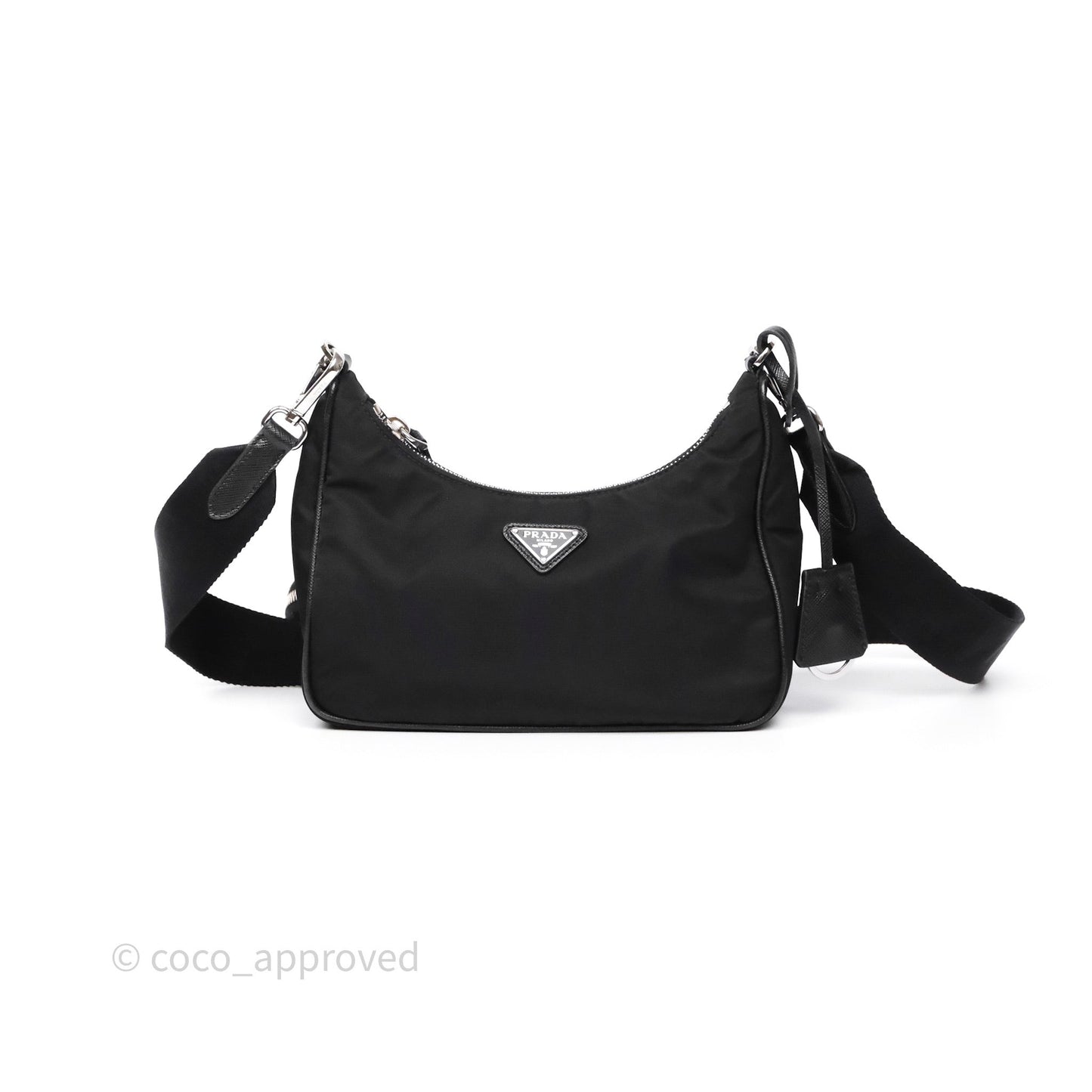 Prada Nylon Re-Edition 2005 Shoulder Bag Black