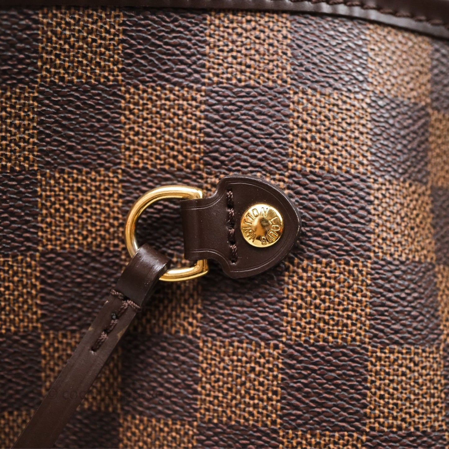 Louis Vuitton Neverfull Tote Bag GM Damier Ebene