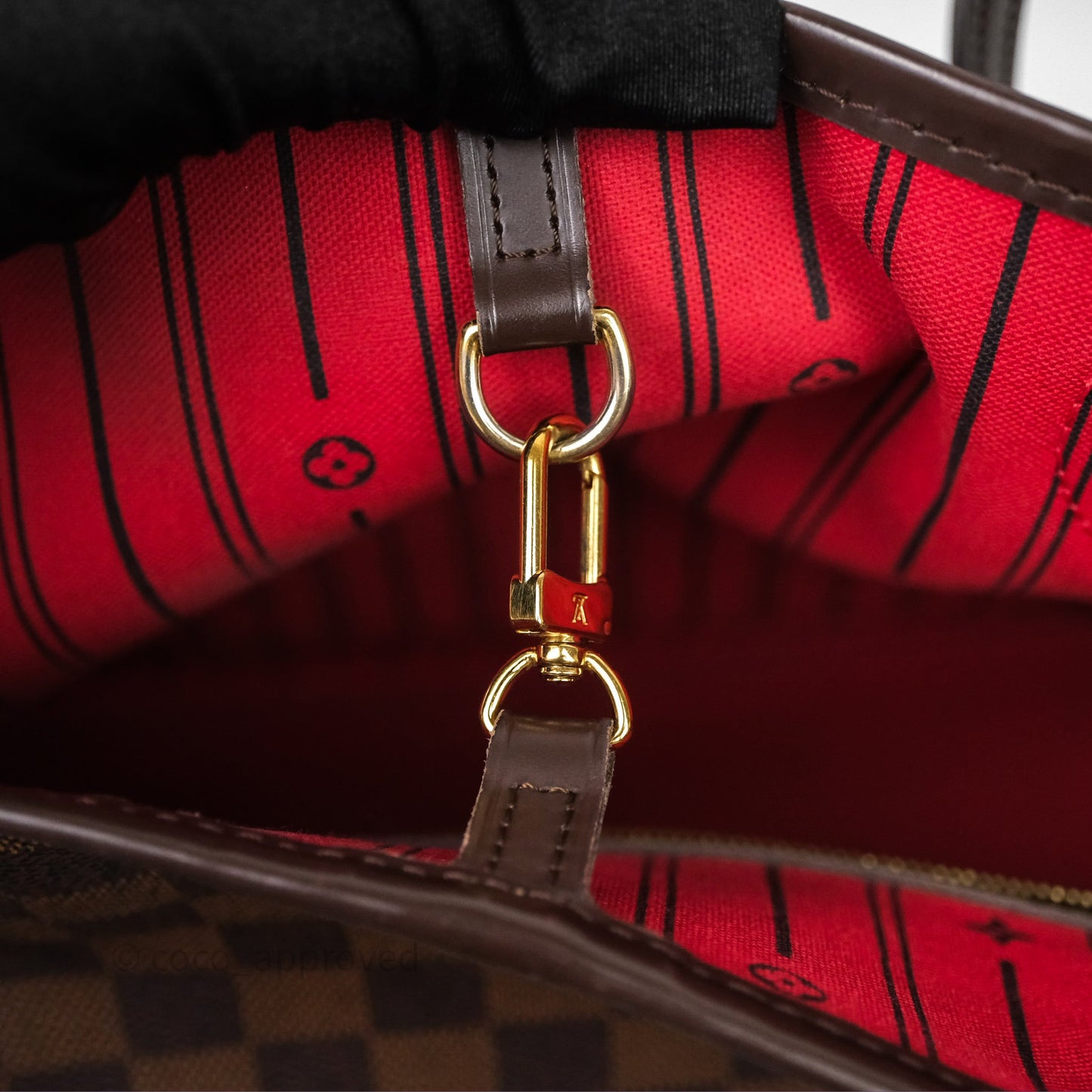 Louis Vuitton Neverfull Tote Bag GM Damier Ebene