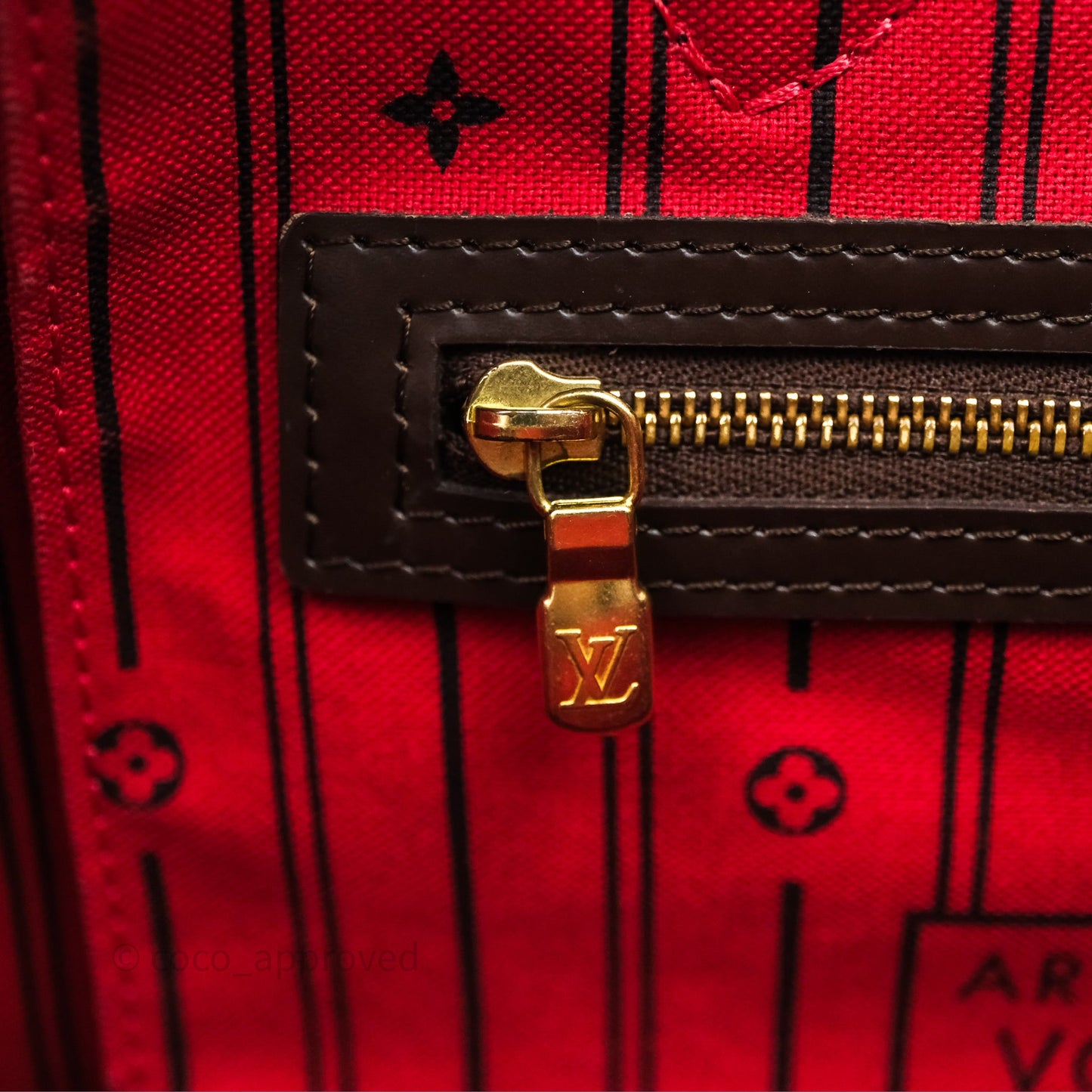 Louis Vuitton Neverfull Tote Bag GM Damier Ebene