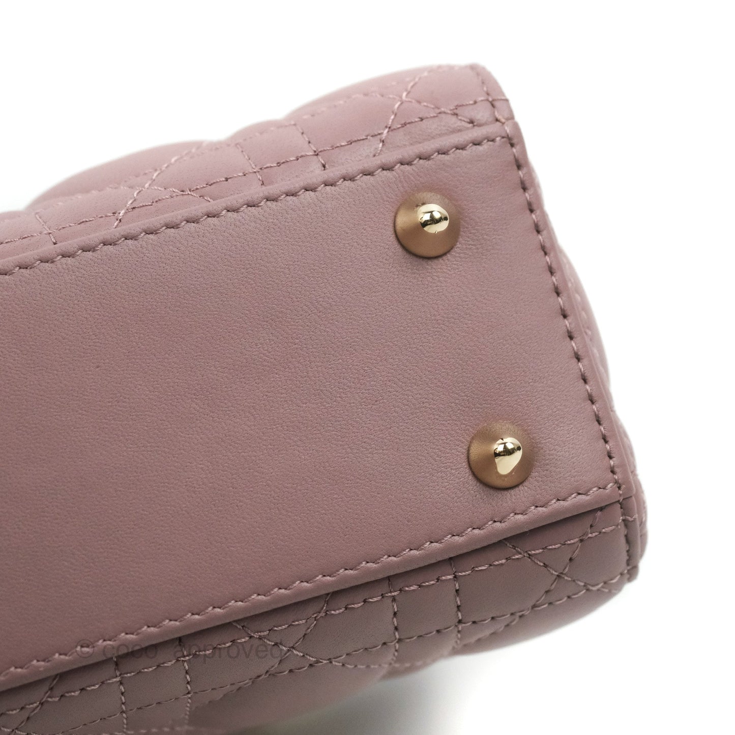 Christian Dior My ABCDior Lady Dior Peony Pink Lambskin Gold Hardware